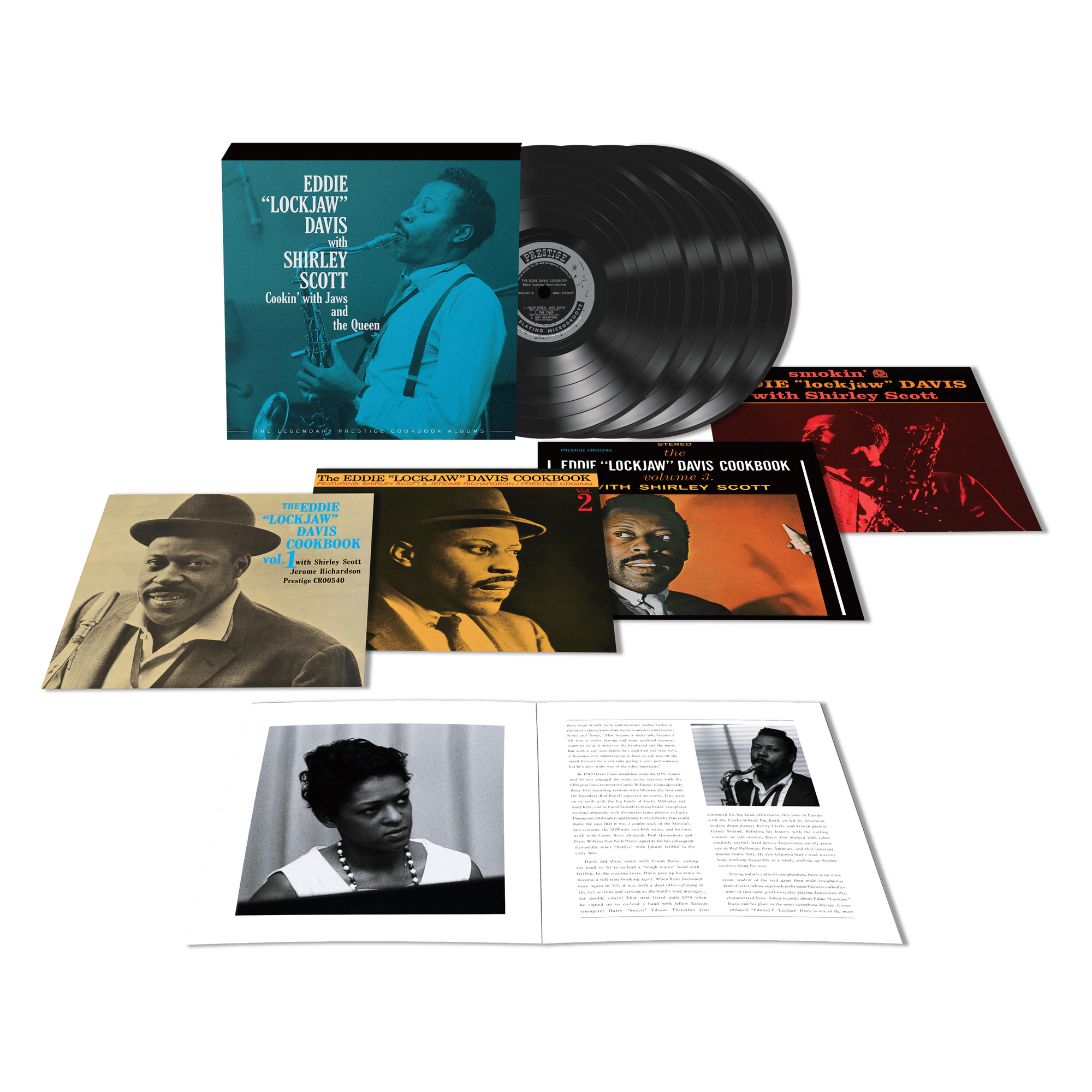 Cookin' With Jaws And The Queen: The Legendary Prestige Cookbook Albums (4-LP)