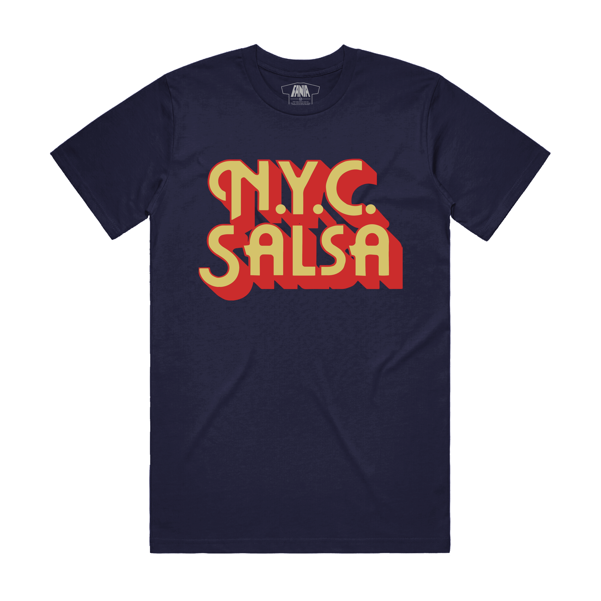 Fania NYC Salsa Midnight Navy T-Shirt