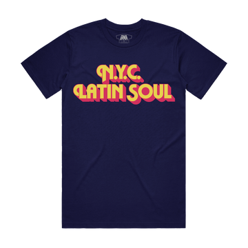 Fania NYC Latin Soul Midnight Navy T-Shirt