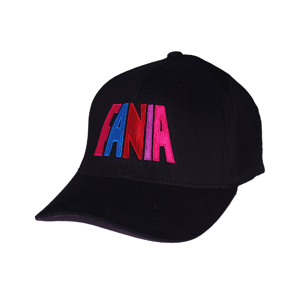 Fania Logo Old School Baseball Hat (Black)