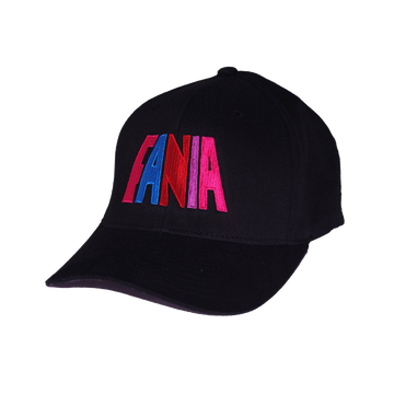 Fania Logo Old School Baseball Hat (Black)