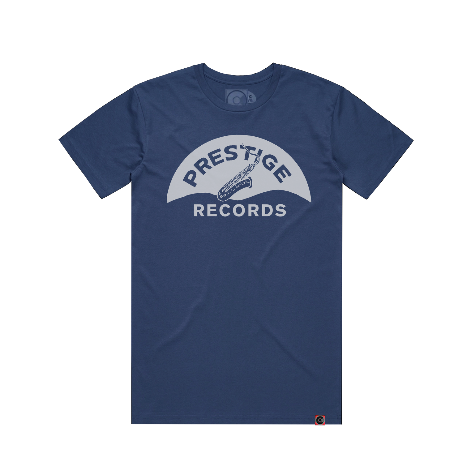 Prestige Records Shellac Logo T-Shirt (Blue)