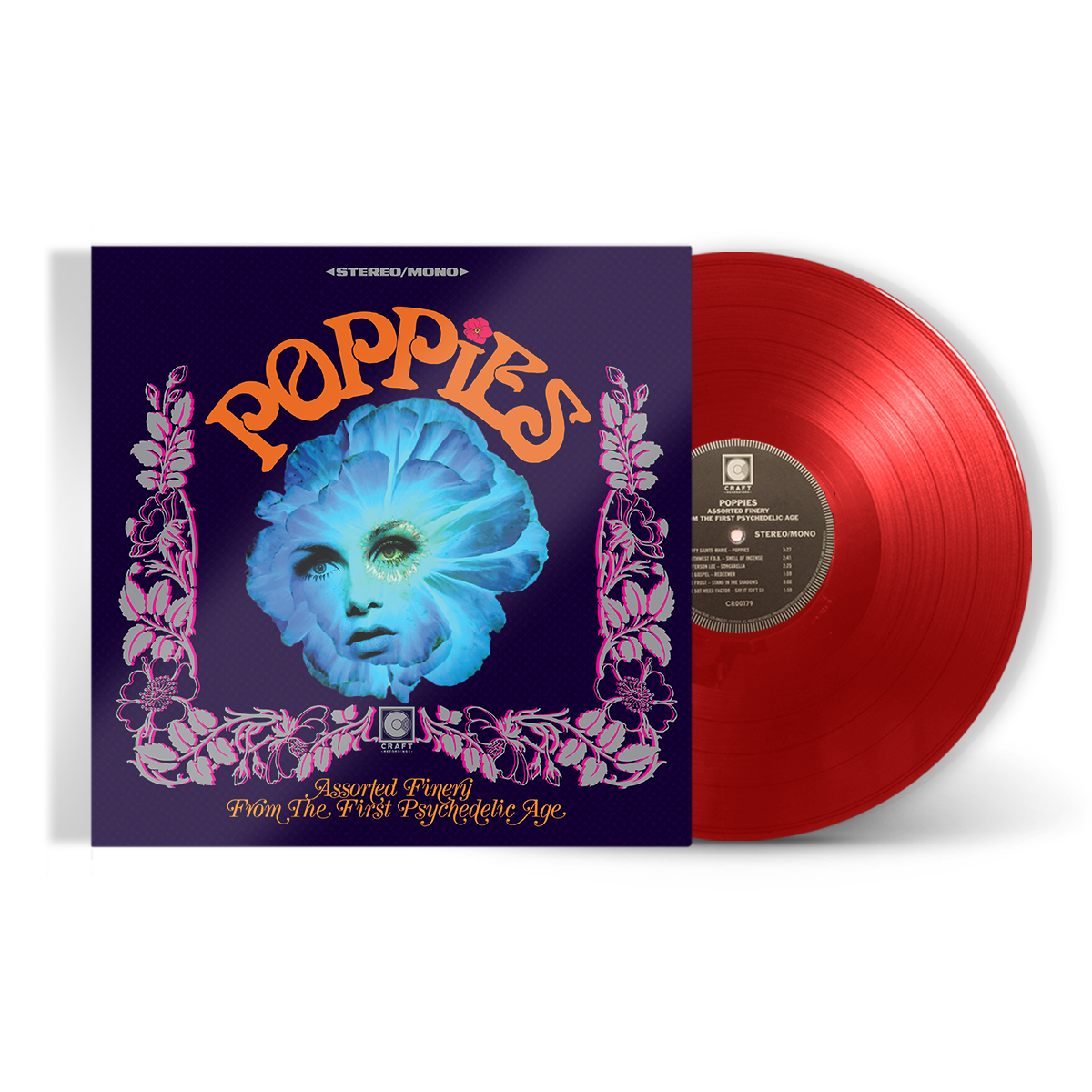 Poppies: Assorted Finery From The First Psychedelic Age (Red LP