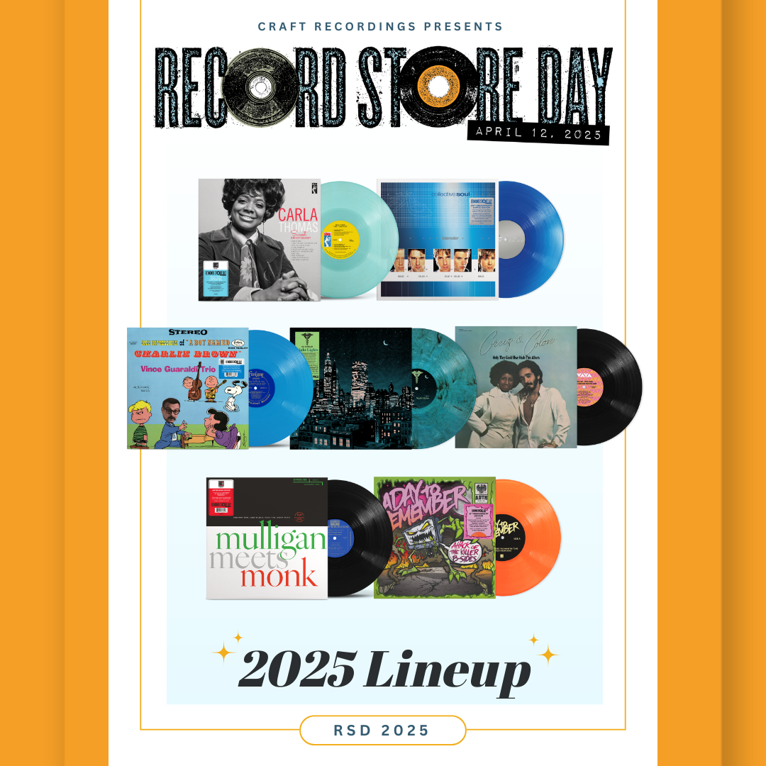 CRAFT RECORDINGS ANNOUNCES SEVEN EXCLUSIVE TITLES FOR RECORD STORE DAY 2025