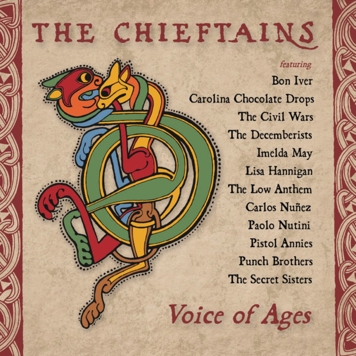 THE CHIEFTAINS ALBUM VOICE OF AGES RELEASED FOR FIRST TIME ON VINYL TO CELEBRATE THE BAND'S 60TH ANNIVERSARY