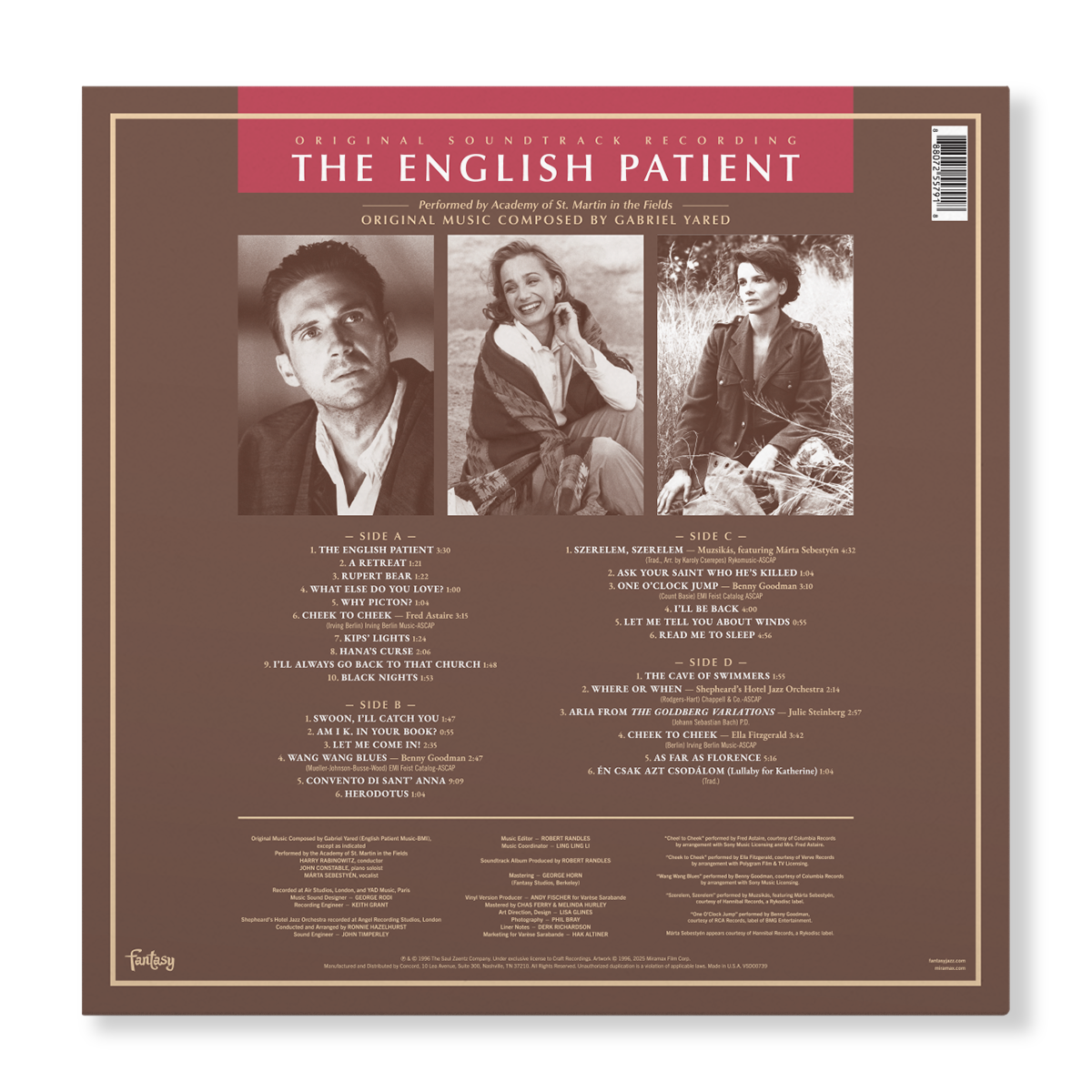 The English Patient 2LP – view 3 of 3