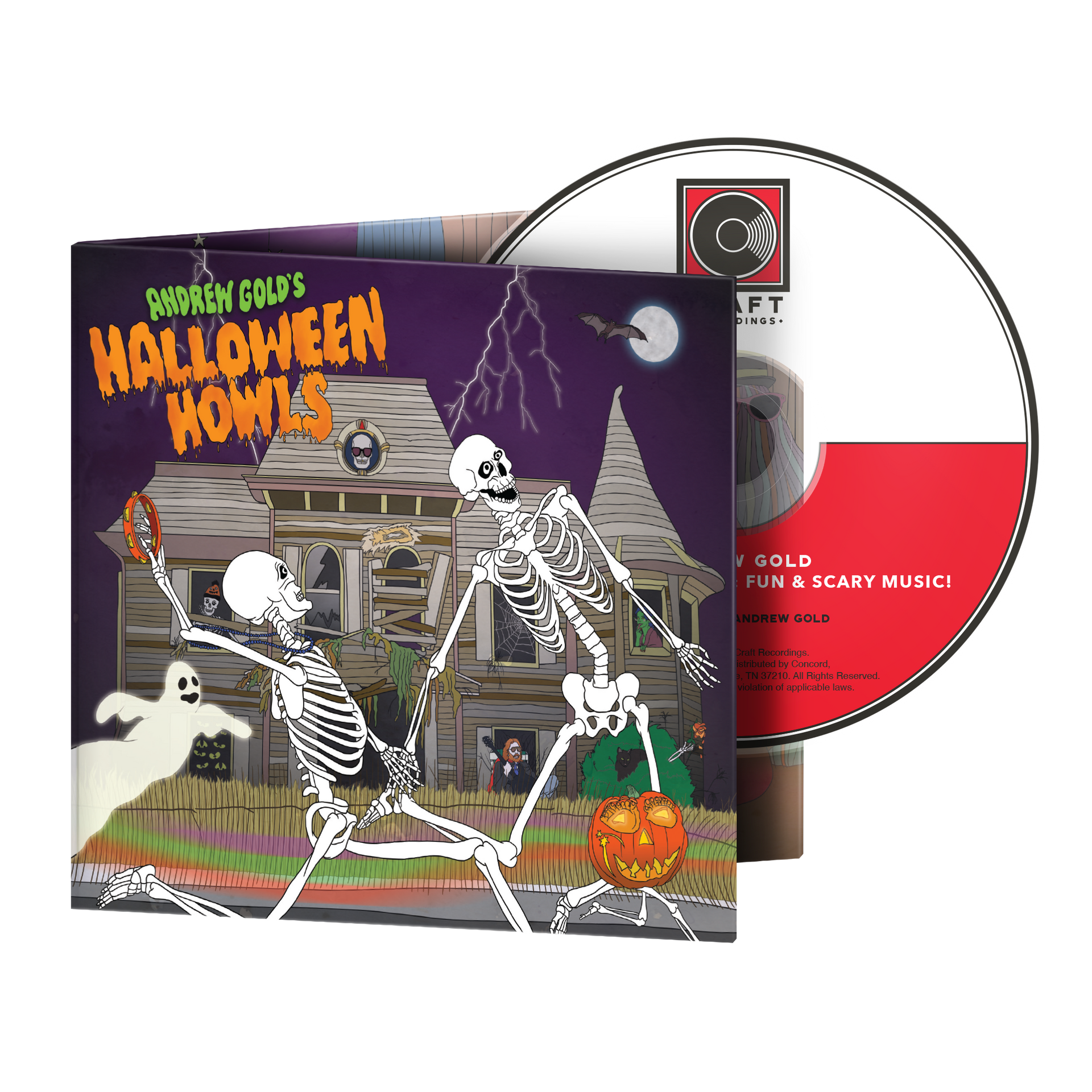 Halloween Howls: Fun & Scary Music Deluxe CD – Craft Recordings