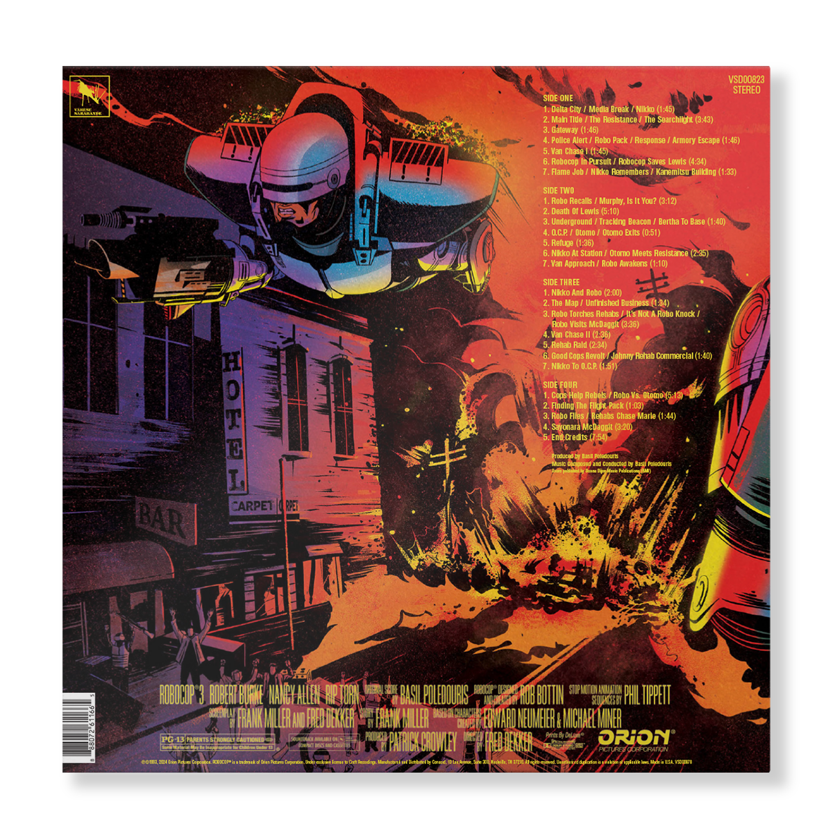 RoboCop 3: The Deluxe Edition (“Delta City” Yellow 2-LP) + RoboCop 3: The Deluxe Edition (Varèse Encore CD) BUNDLE – view 4 of 5