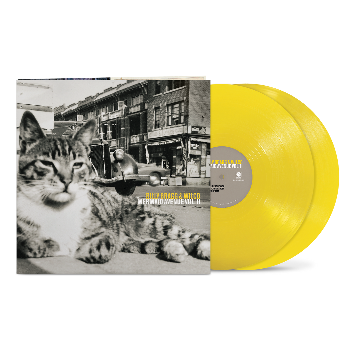 Mermaid Avenue (Red 2-LP) + Mermaid Avenue Vol. II (Yellow 2-LP) + Mermaid Avenue Vol. III (Salmon Pink 2-LP)  Bundle – view 3 of 4