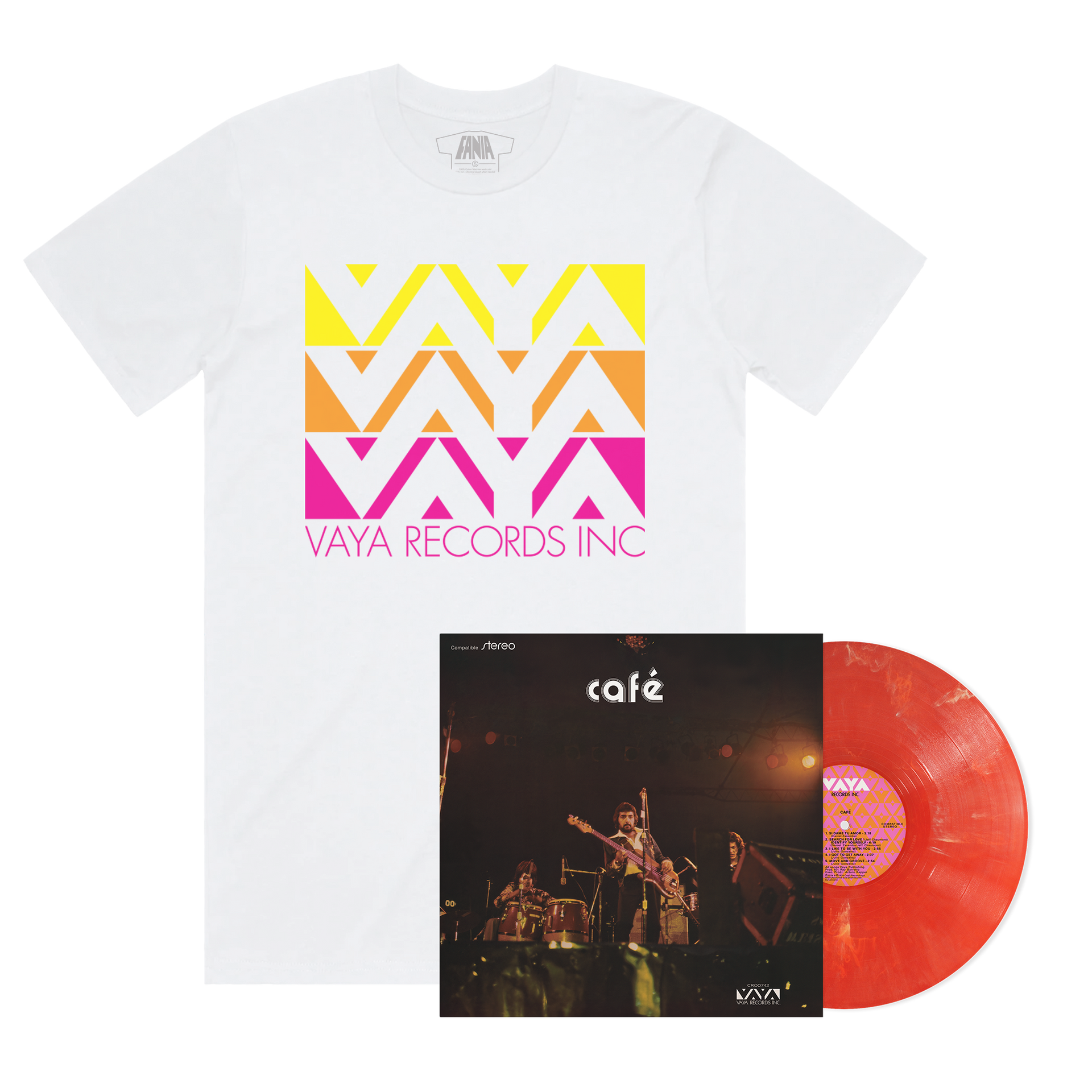CAFÉ (180G DYNAMITE RED – FANIA EXCLUSIVE + VAYA T-SHIRT) – Craft