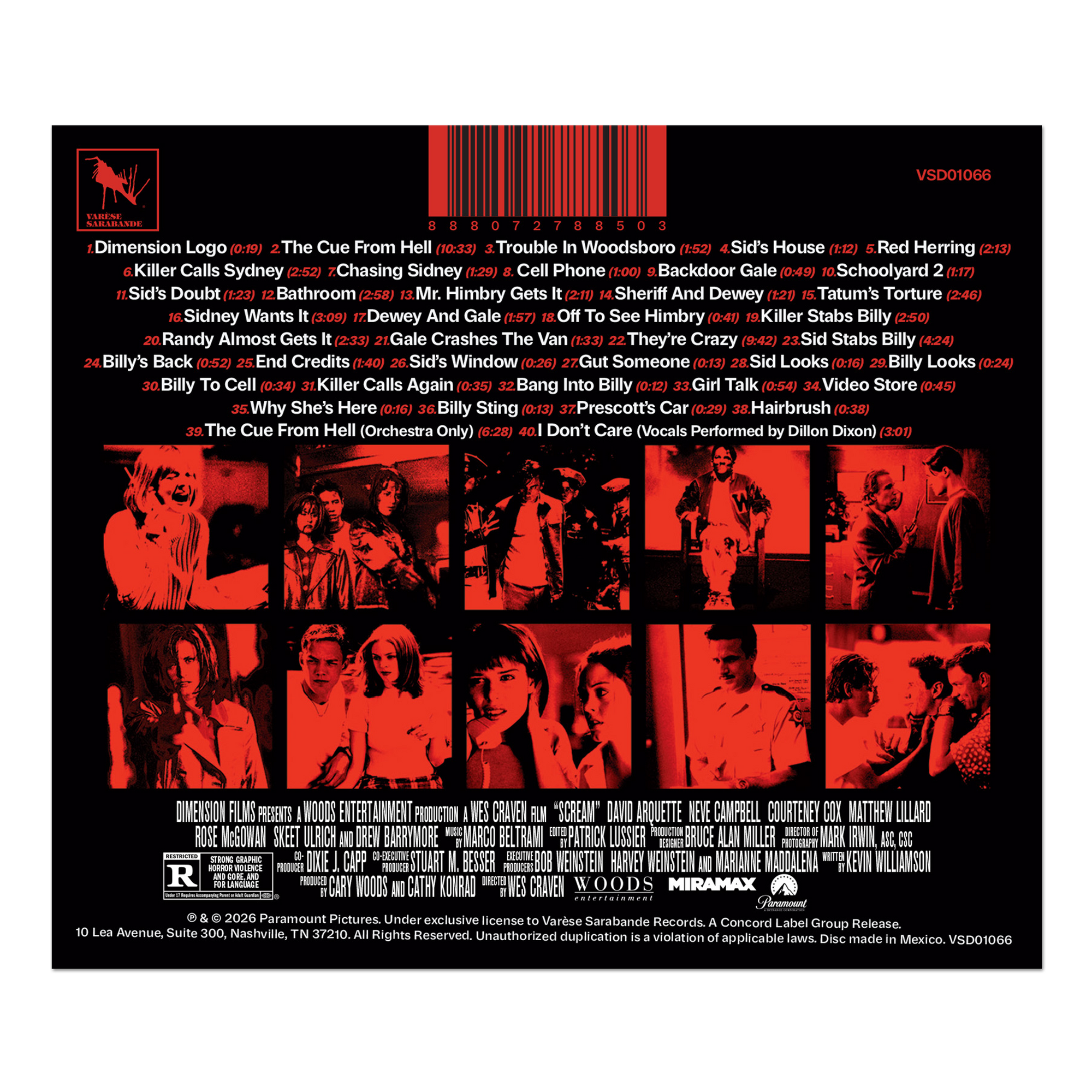 Scream (30th Anniversary Extended Cut Edition) (CD) – view 3 of 3