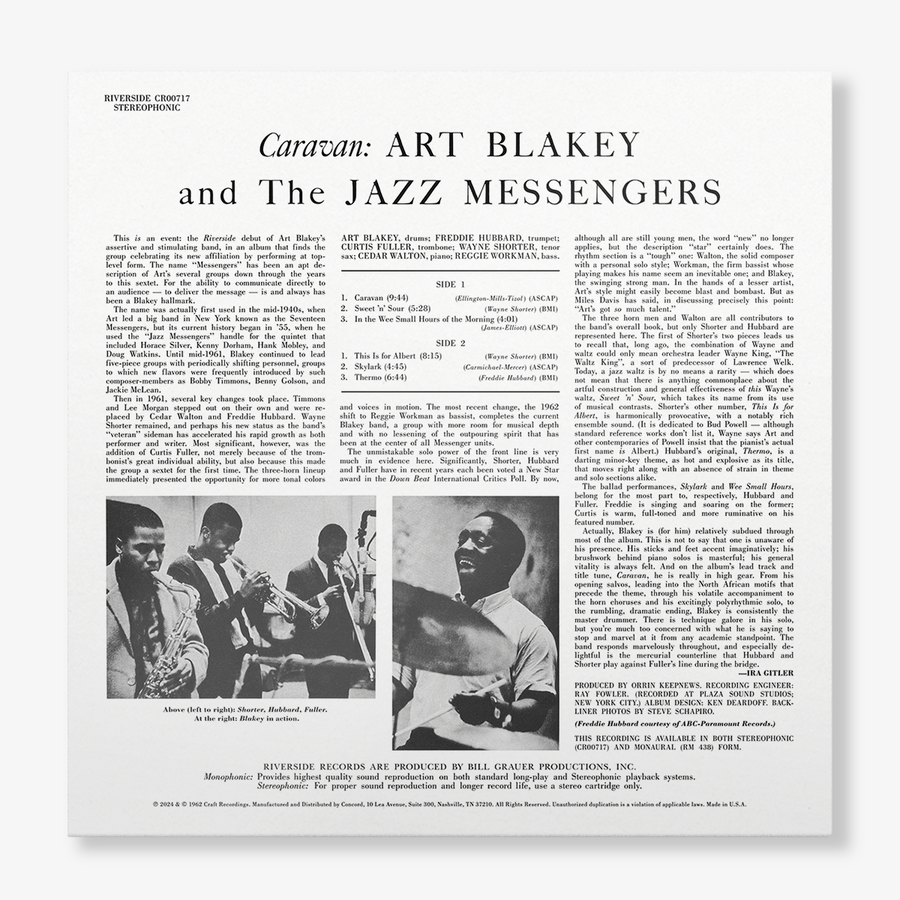 Art Blakey & The Jazz Messengers – Caravan (Original Jazz Classics 