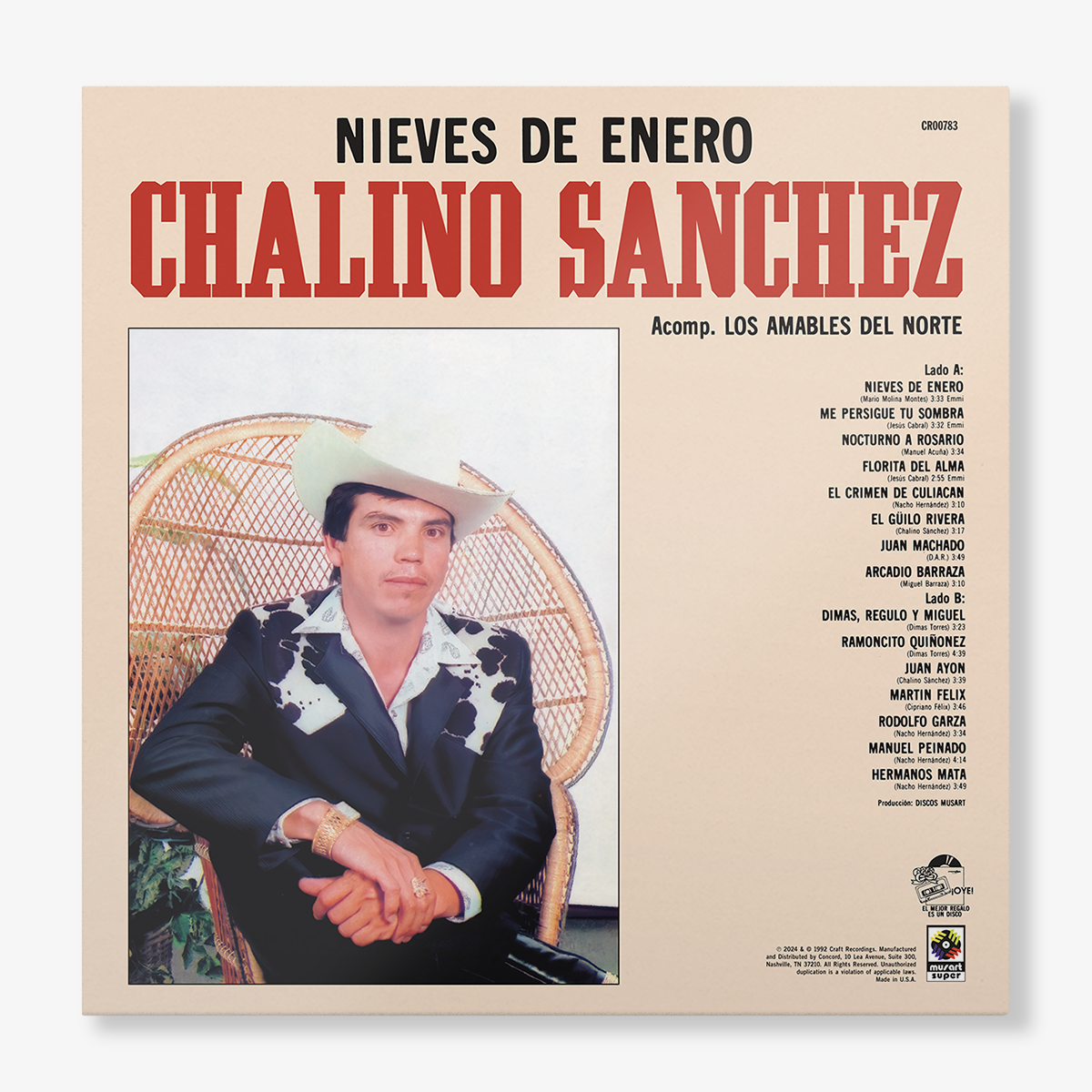 Nieves De Enero (Vinilo Color Sombra Roja LP) – view 3 of 3
