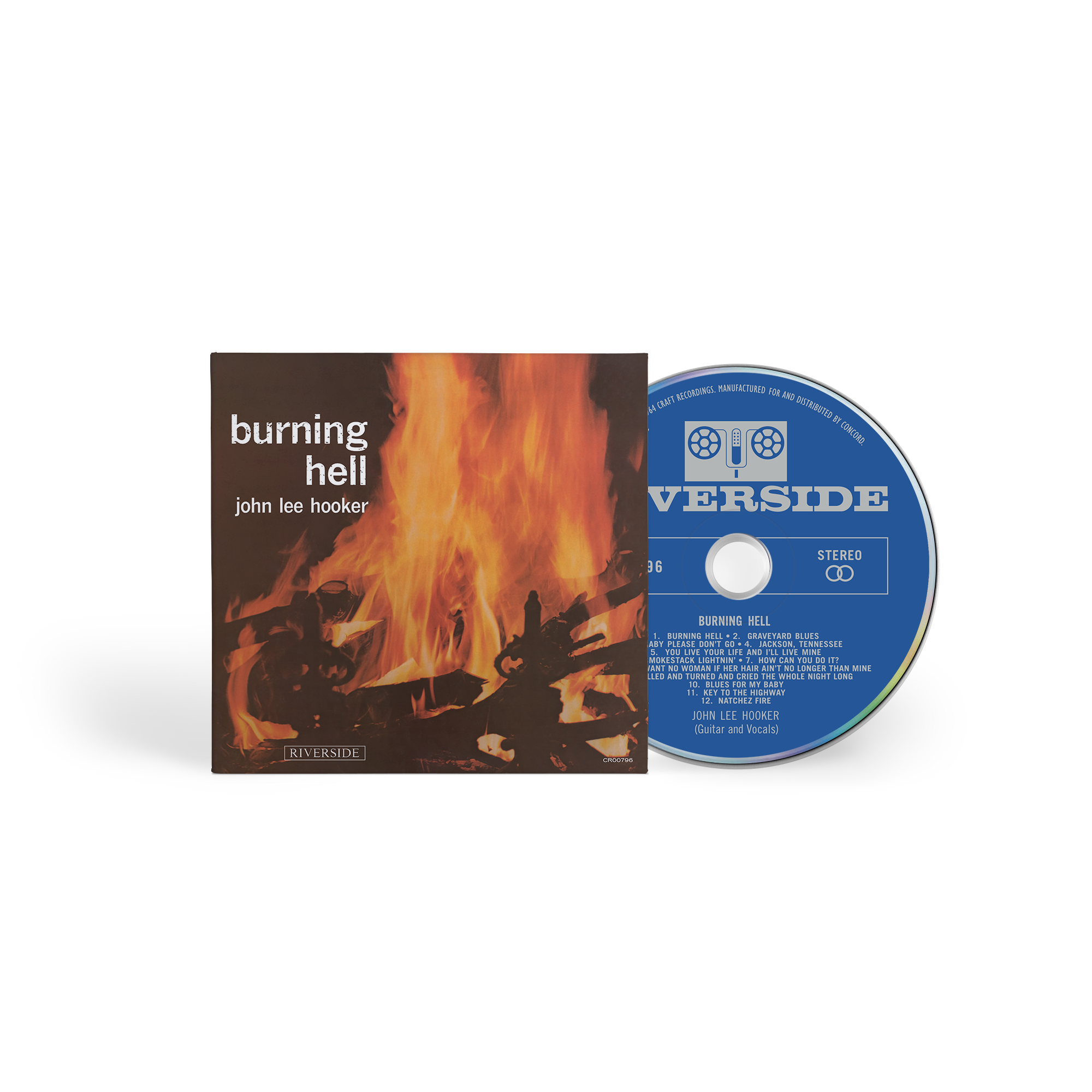 John Lee Hooker – Burning Hell (Bluesville Series) (CD) – Craft Recordings