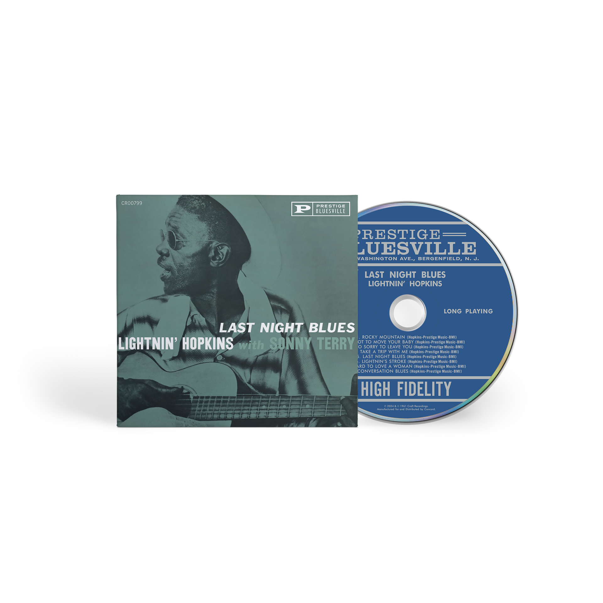 Last Night Blues (Bluesville Series) (CD) – Craft Recordings