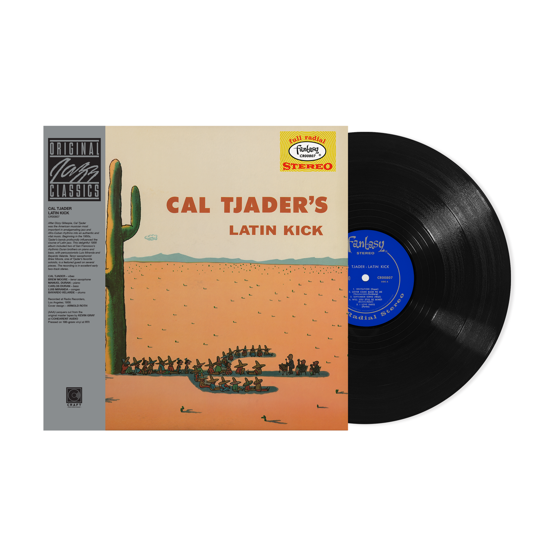 Cal Tjader Latin Kick レコード LP カル・ジェイダー Latin Kick (Original Jazz Classics Series) (180g LP) – Craft