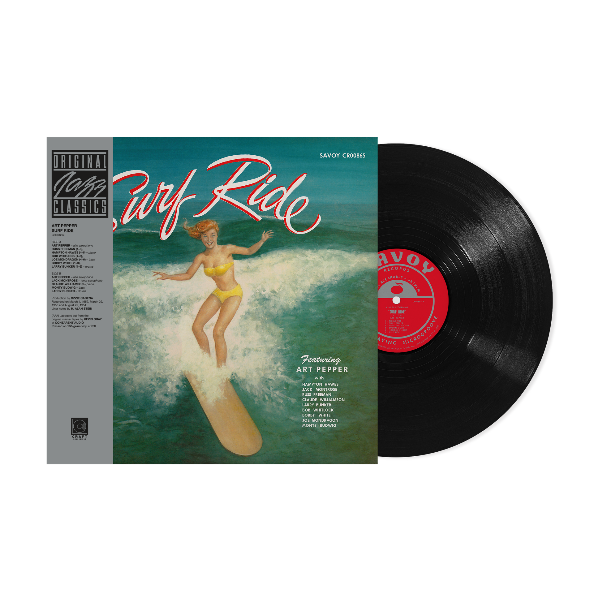 Surf Ride (Original Jazz Classics Series) (180g LP) – Craft Recordings Surf Ride (Original Jazz Classics Series) (180g LP) – Craft Recordings