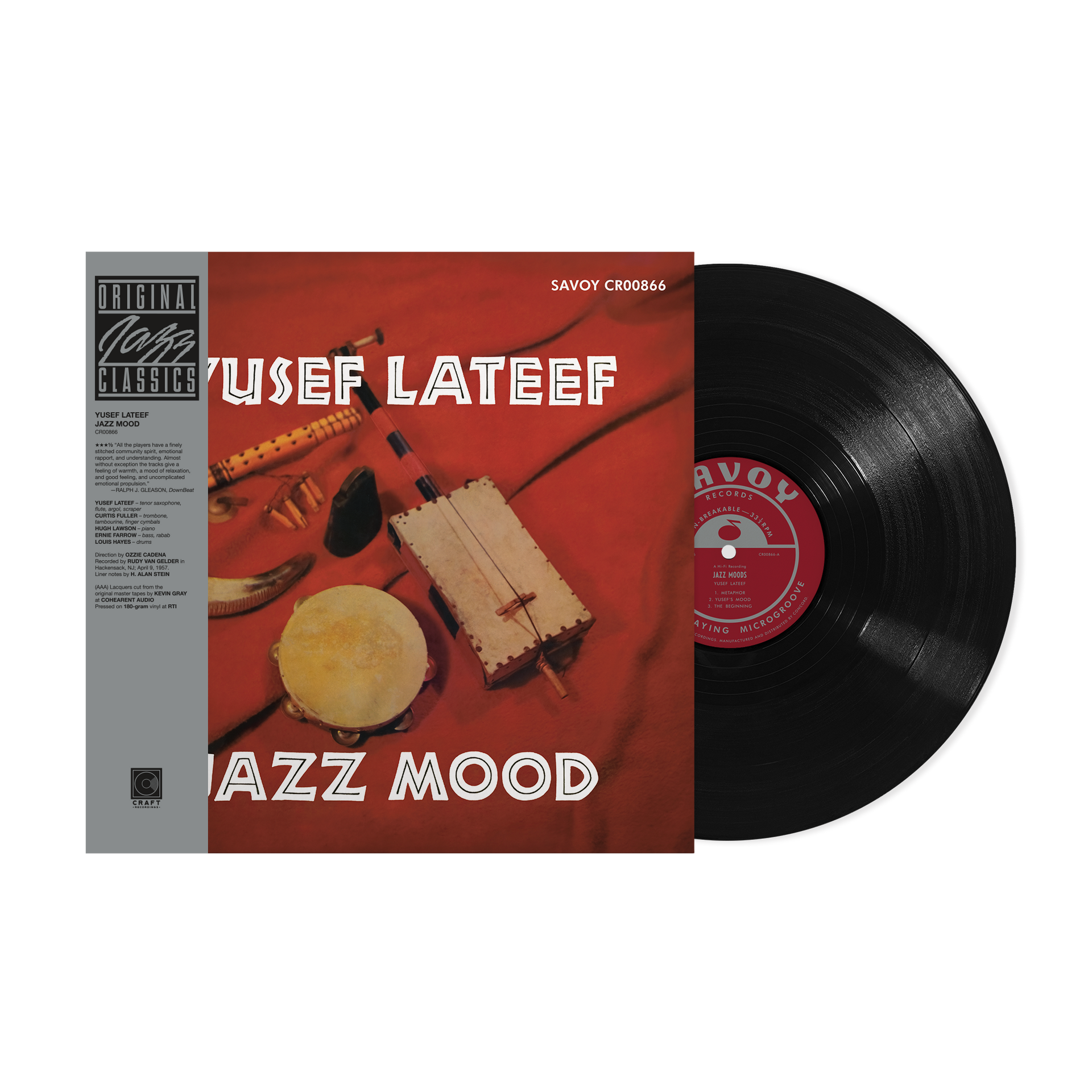 Yusef Lateef Jazz Mood MG 12103　us CR00866YusefLateef-