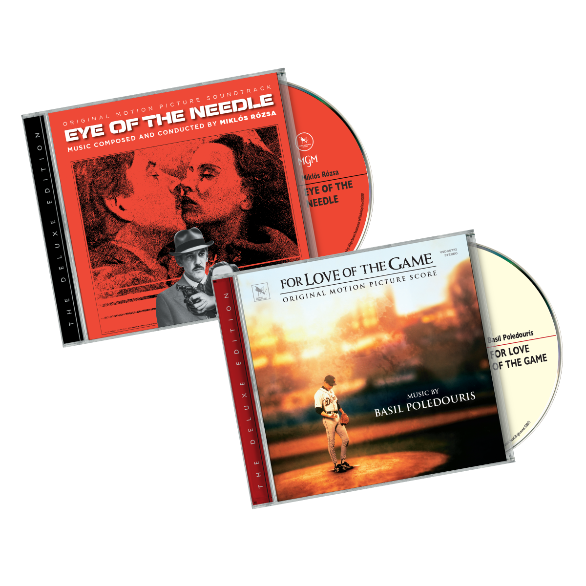 Miklós Rózsa - Eye of the Needle (The Deluxe Edition) - 2-CD + Basil Poledouris + For Love of the Game (The Deluxe Edition) CD Bundle – view 1 of 3