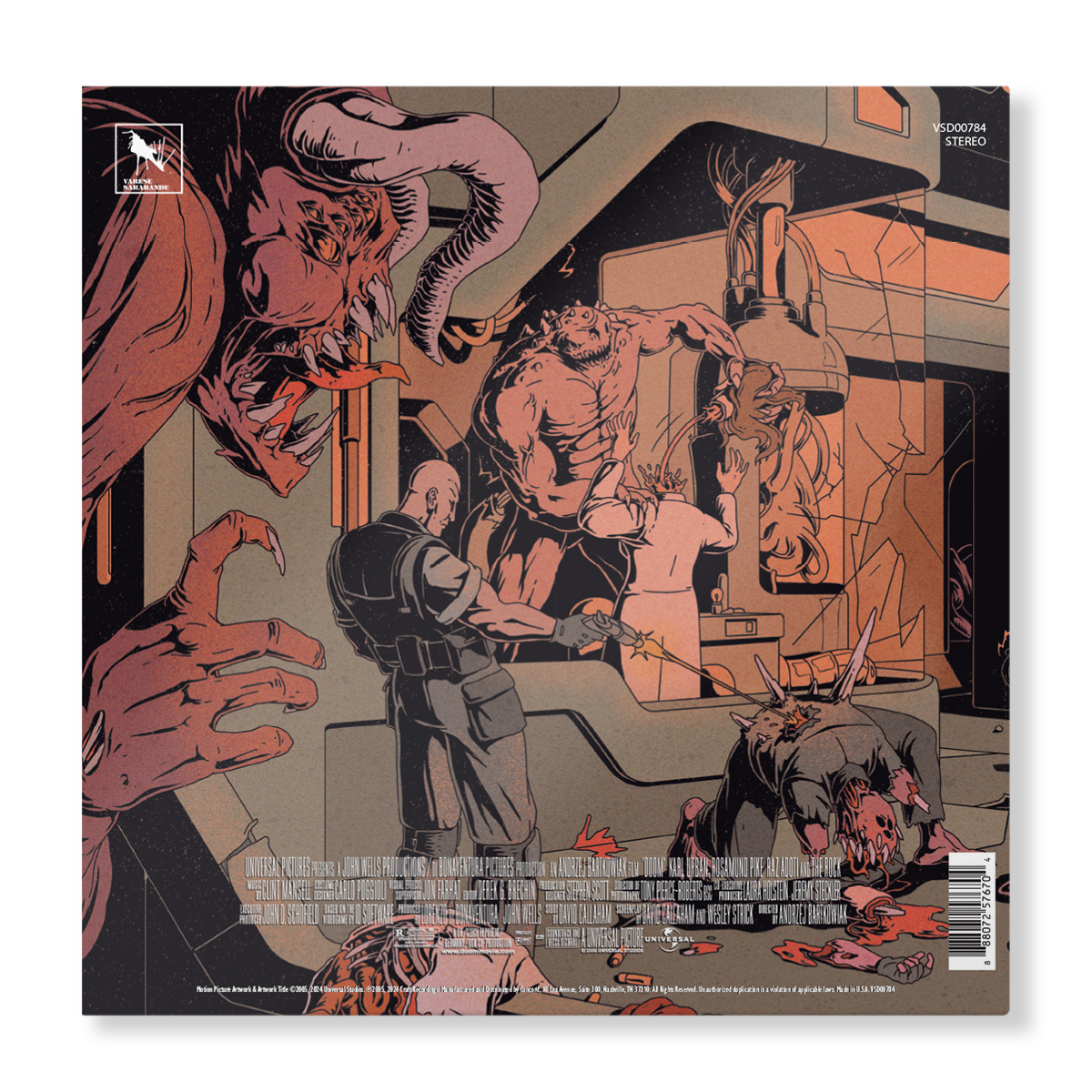 Clint Mansell – Doom (Original Motion Picture Soundtrack - Orange &amp; Green Doomguy Vinyl 2LP) – view 4 of 4