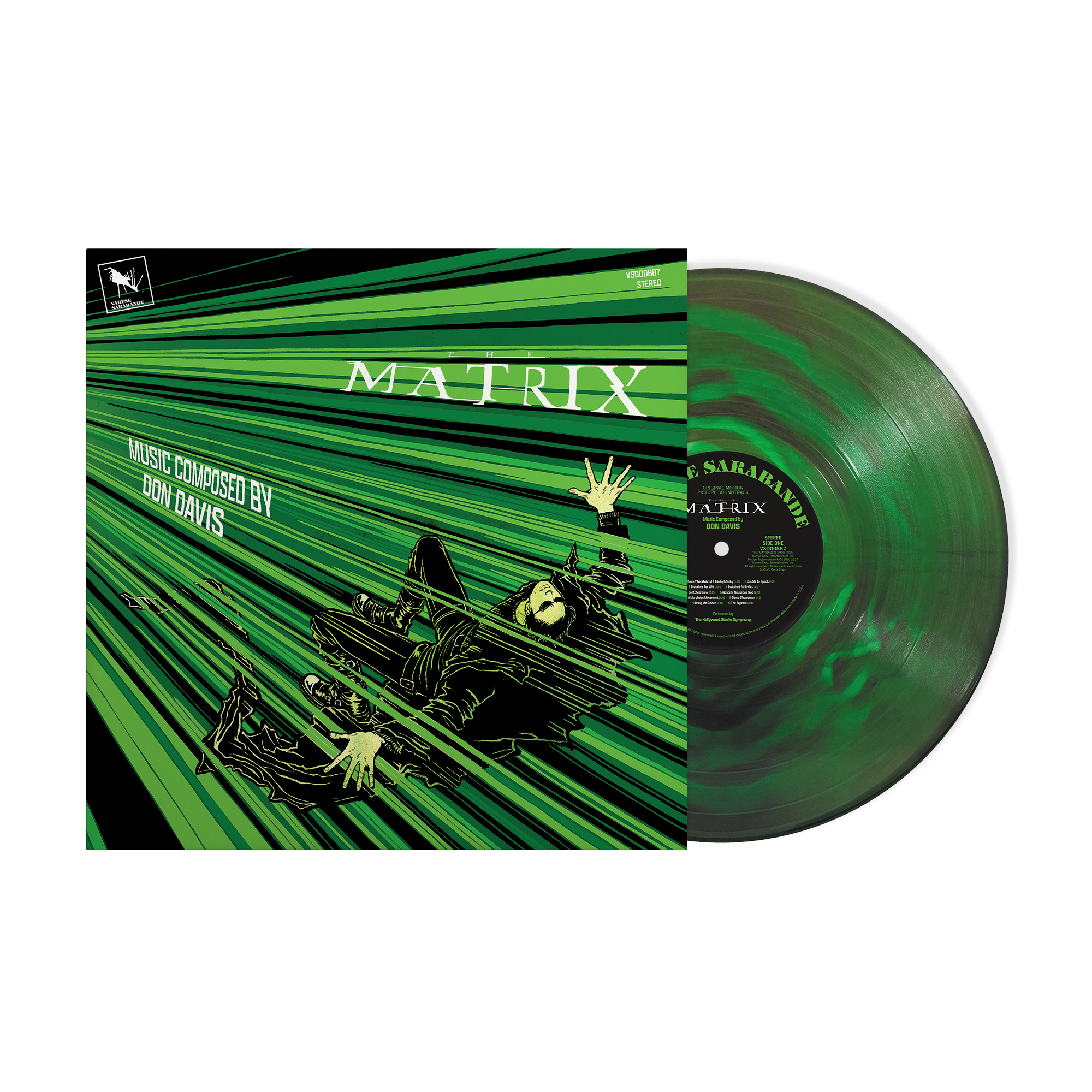 Don Davis - The Matrix (25th Anniversary Edition - Cyber Swirl Green LP) – view 1 of 4
