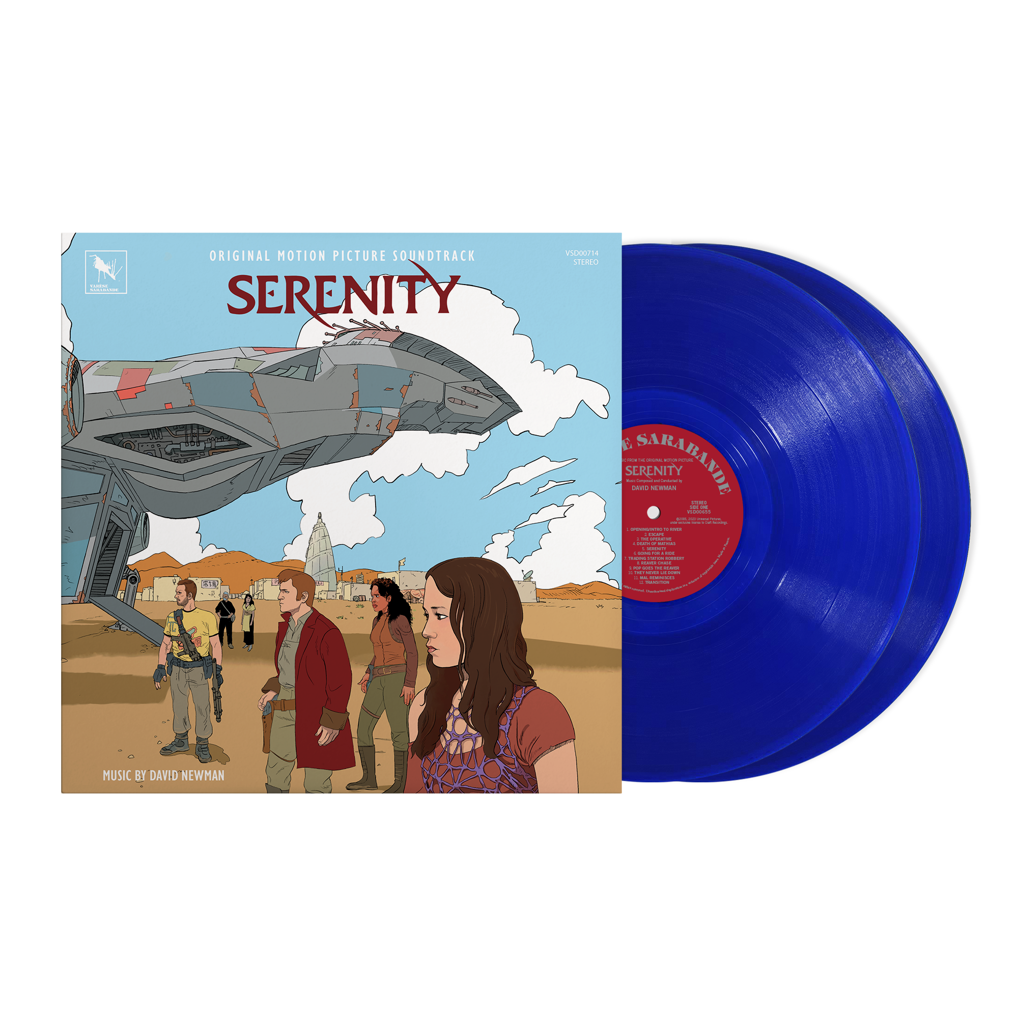 David Newman – Serenity (Deluxe Edition Soundtrack) (Translucent Blue 2-LP) – view 1 of 1