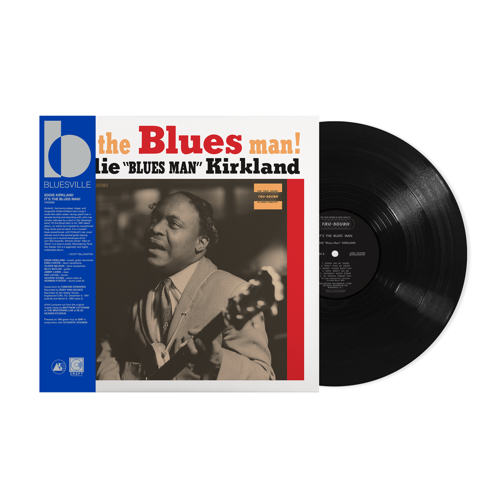 It's The Blues Man! (Bluesville Series) (180G LP) – Craft Recordings