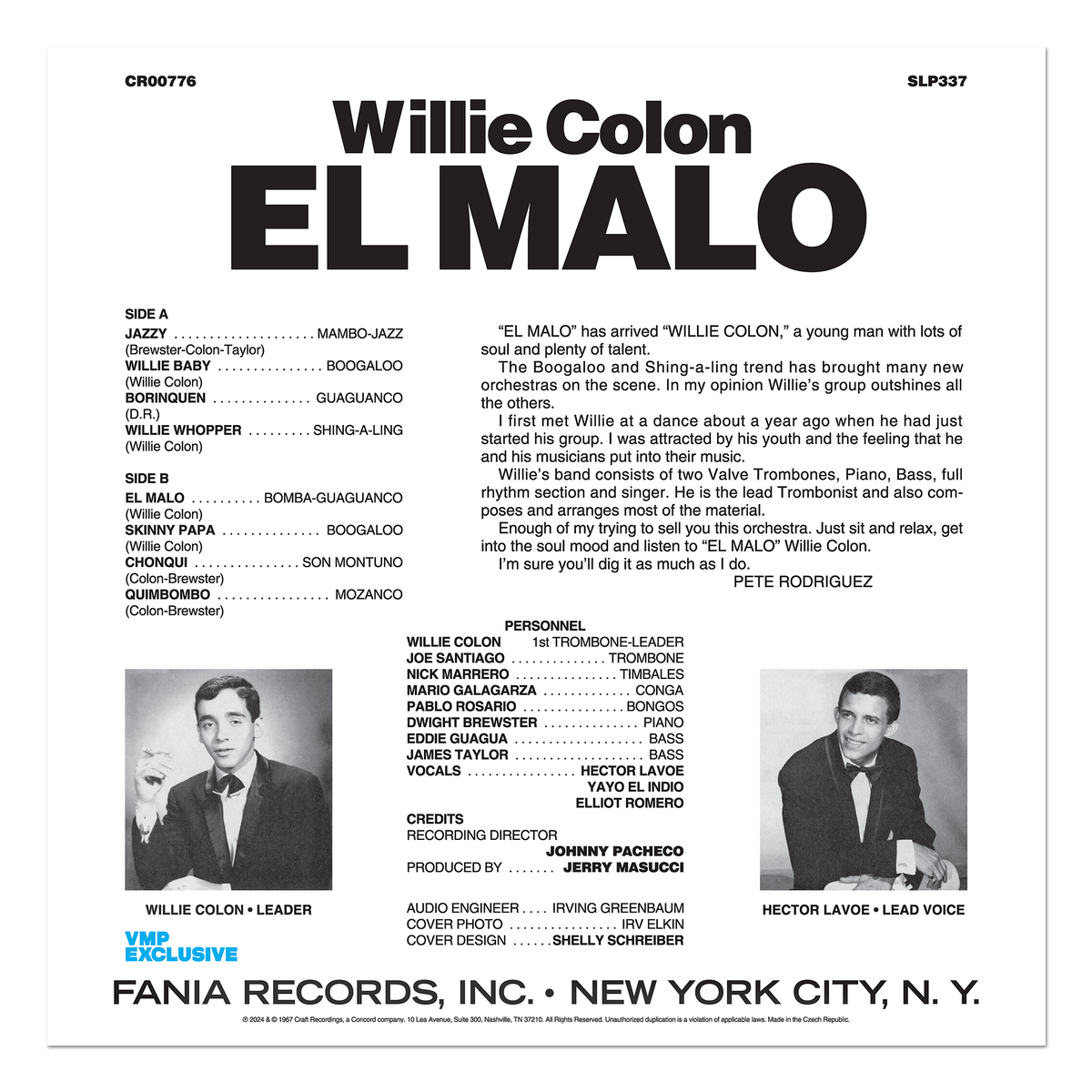 洋楽 Willie Colon El Malo Land Of Love MURO Willie Colon El Malo 洋楽 Willie Colon El Malo Land Of Love MURO Willie Colon El Malo