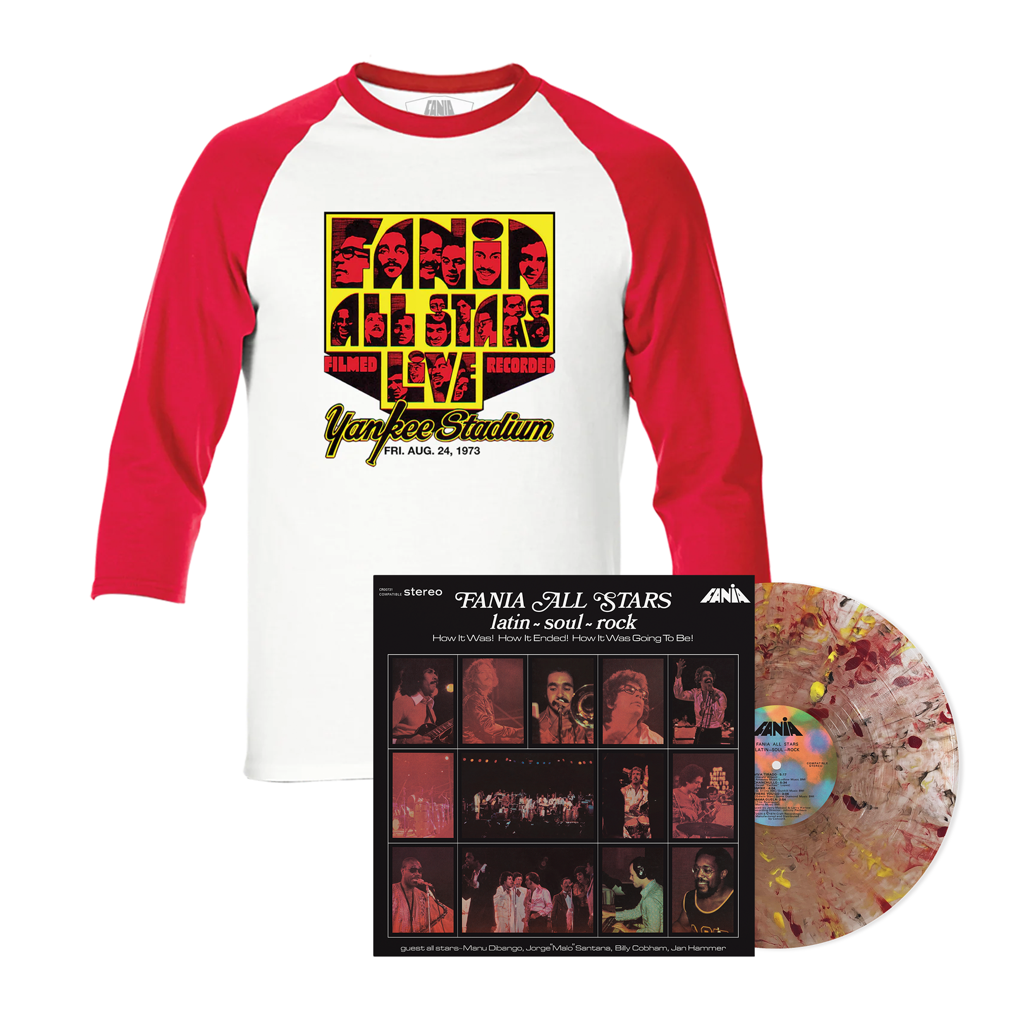 Latin-Soul-Rock (180G Fuego LP – Fania Exclusive + Yankee Stadium Baseball T-Shirt)