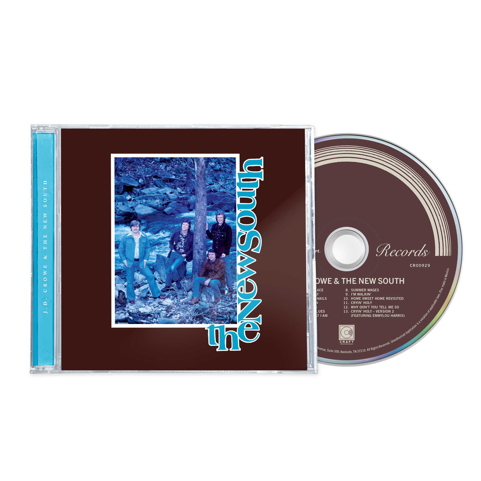J.D. Crowe & The New South (Deluxe Edition) (CD) – Craft Recordings