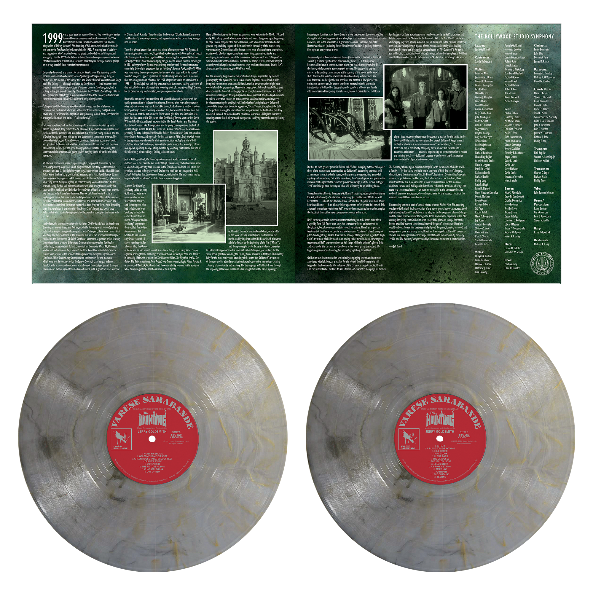 The Haunting Original Motion Picture Soundtrack - Deluxe Edition (Black / Gold / Gray Swirl 2-LP) – view 3 of 3