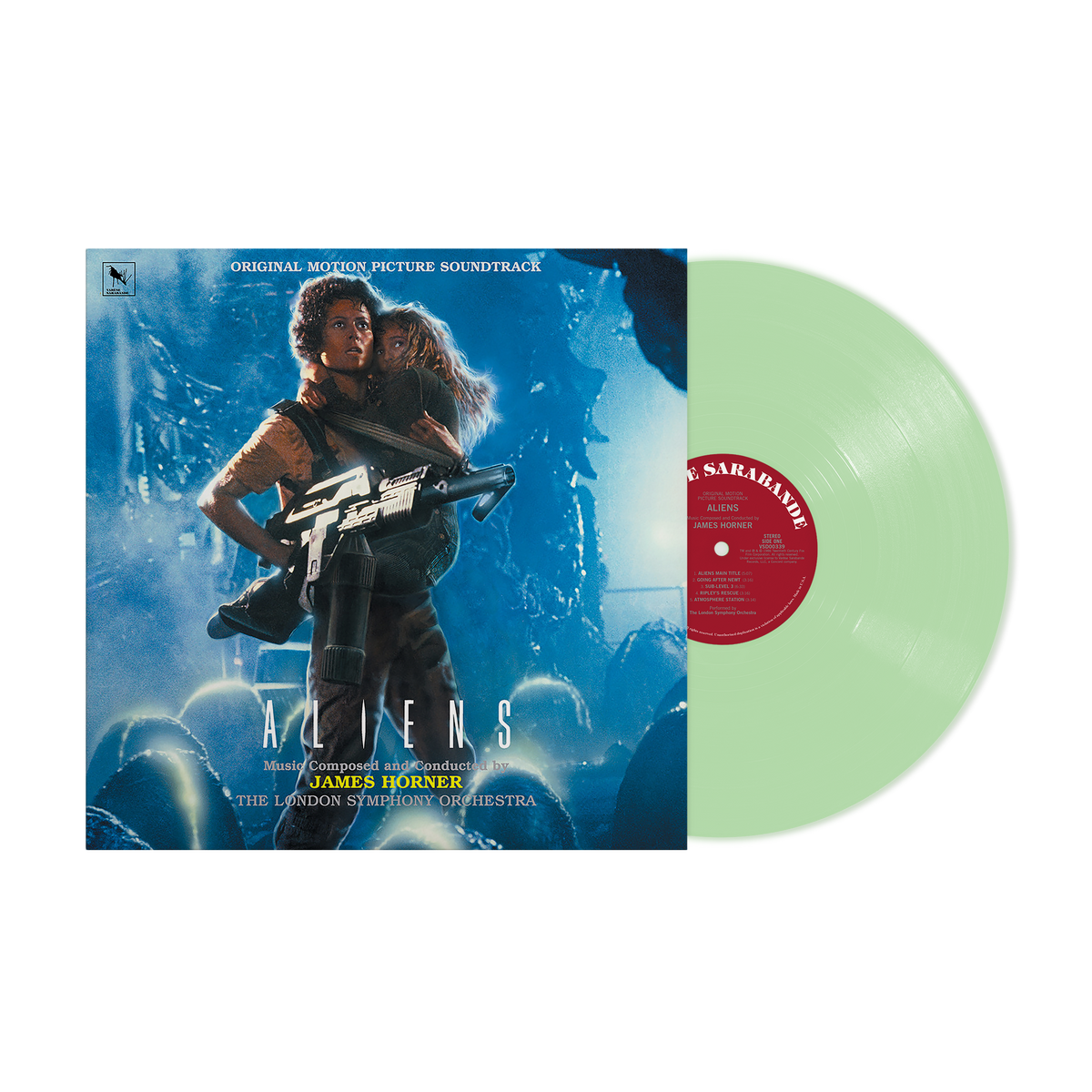 Aliens (40th Anniversary Edition) (Varèse Sarabande Exclusive “Xenomorph Glow” LP) – view 1 of 2
