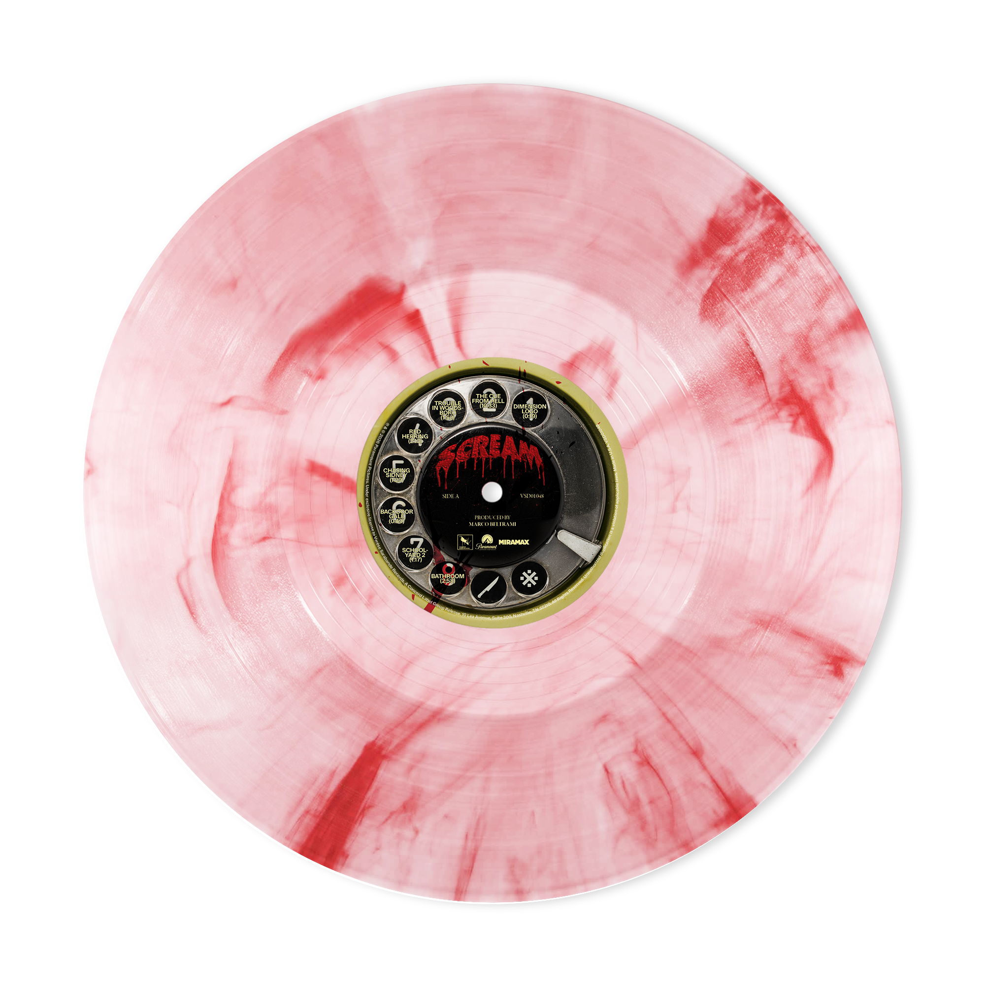 Scream (30th Anniversary Edition) (Varése Exclusive - "Wrong Answer" Blood Red Splatter LP) – view 4 of 4