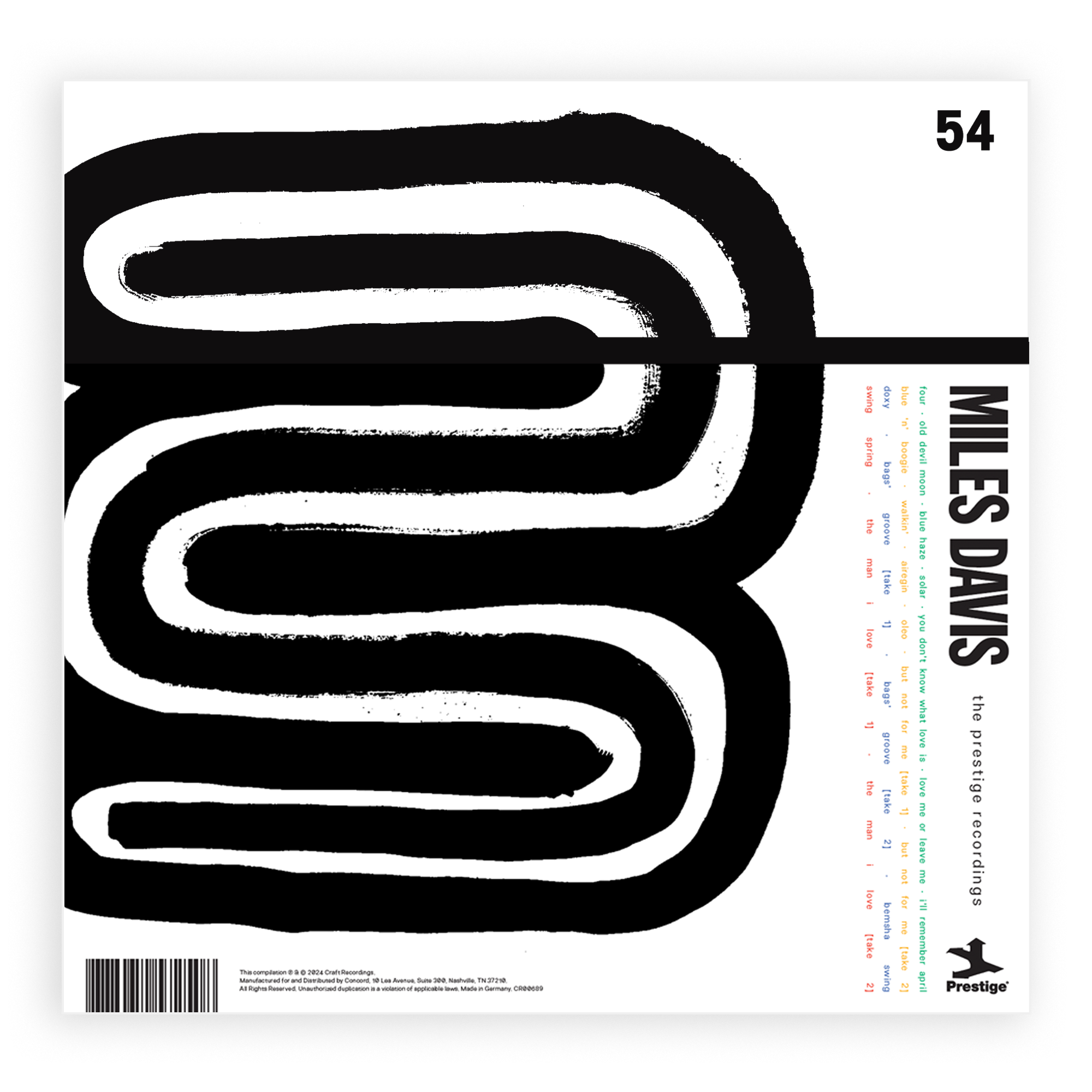 Miles Davis – Miles '54 (The Prestige Recordings), 4xLP Vinyl Box Set Miles Davis – Miles '54 (The Prestige Recordings), 4xLP Vinyl Box Set
