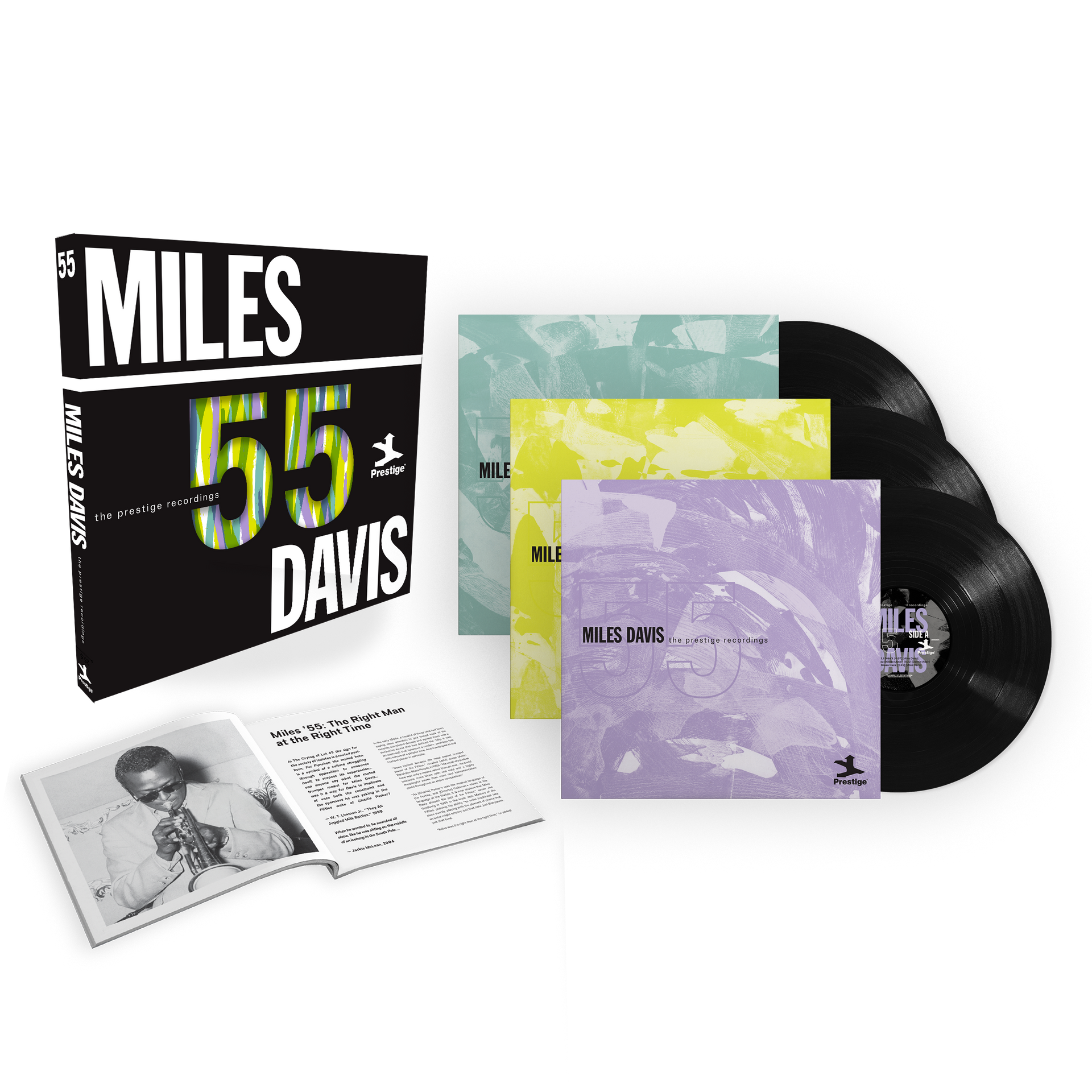 Miles '55: The Prestige Recordings (180g 3-LP Box Set) – Craft Miles '55: The Prestige Recordings (180g 3-LP Box Set) – Craft