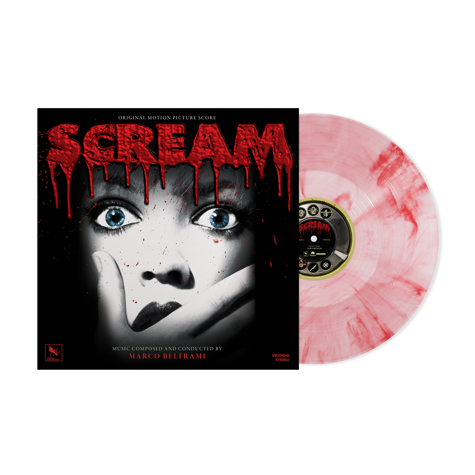 Scream (30th Anniversary Edition) (Varése Exclusive - "Wrong Answer" Blood Red Splatter LP) – view 1 of 4