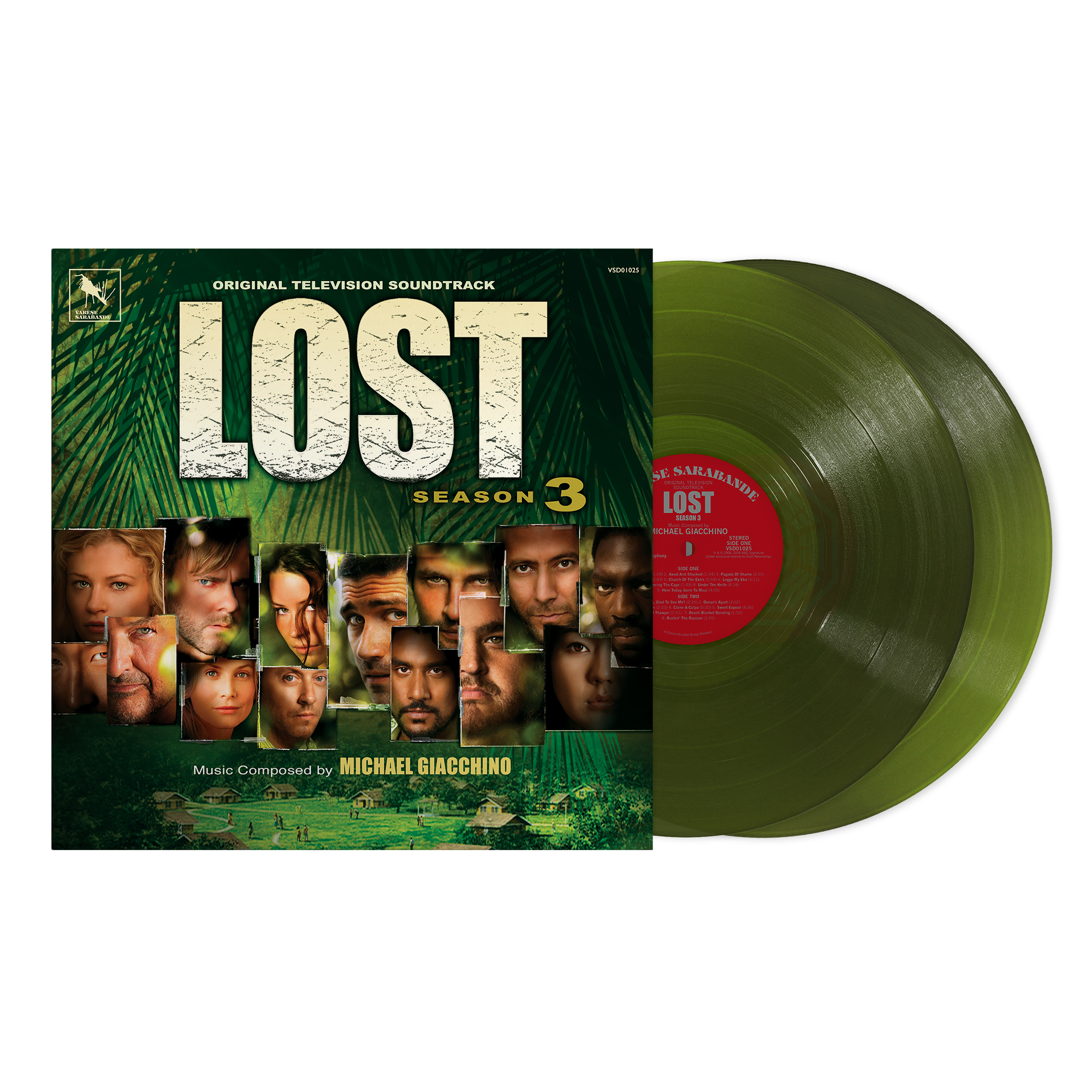 Lost: Season 3 (Original Television Soundtrack) - (Forest Green 2-LP) – view 1 of 3