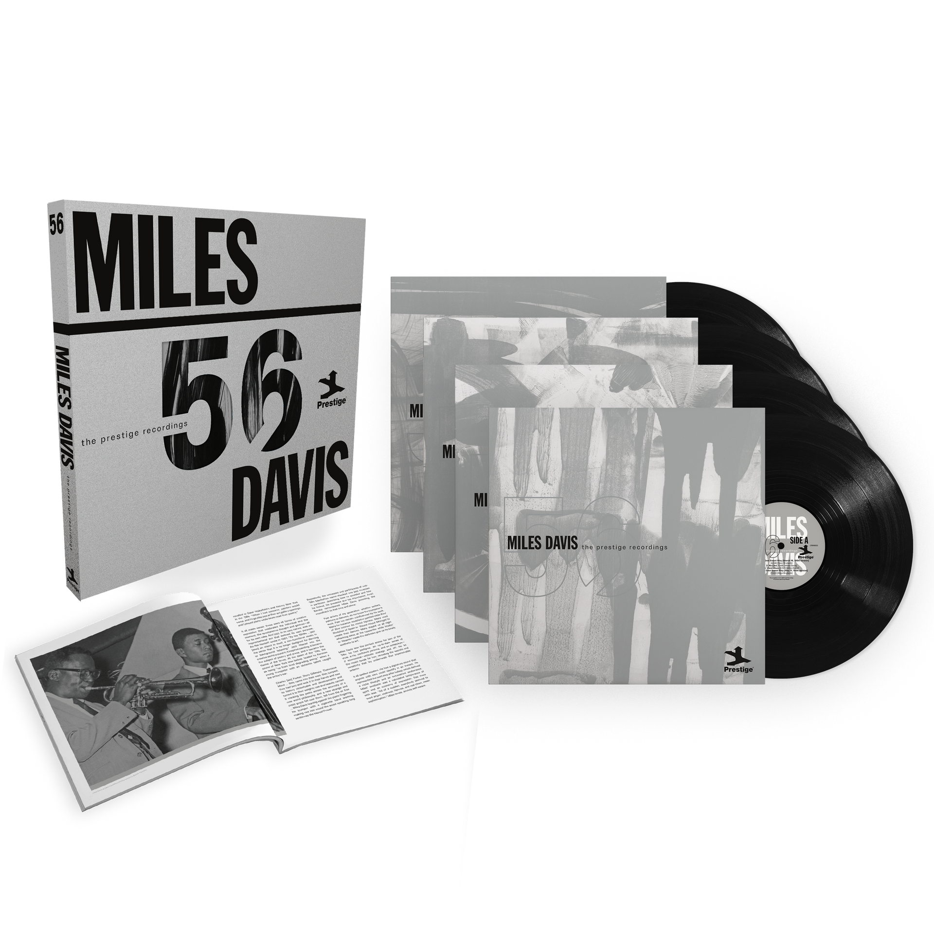 Miles '56: The Prestige Recordings (180g 4-LP Box Set) – Craft Miles '56: The Prestige Recordings (180g 4-LP Box Set) – Craft