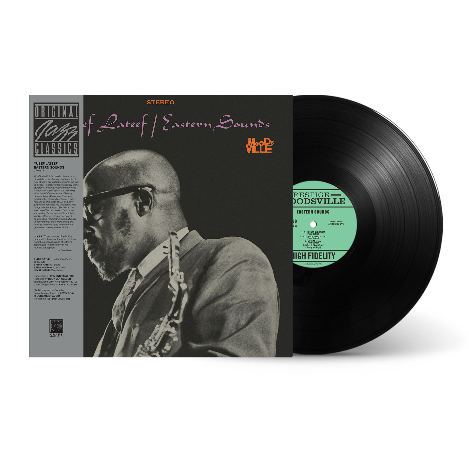 Eastern Sounds (Original Jazz Classics Series) (180g LP) – Craft Eastern Sounds (Original Jazz Classics Series) (180g LP) – Craft