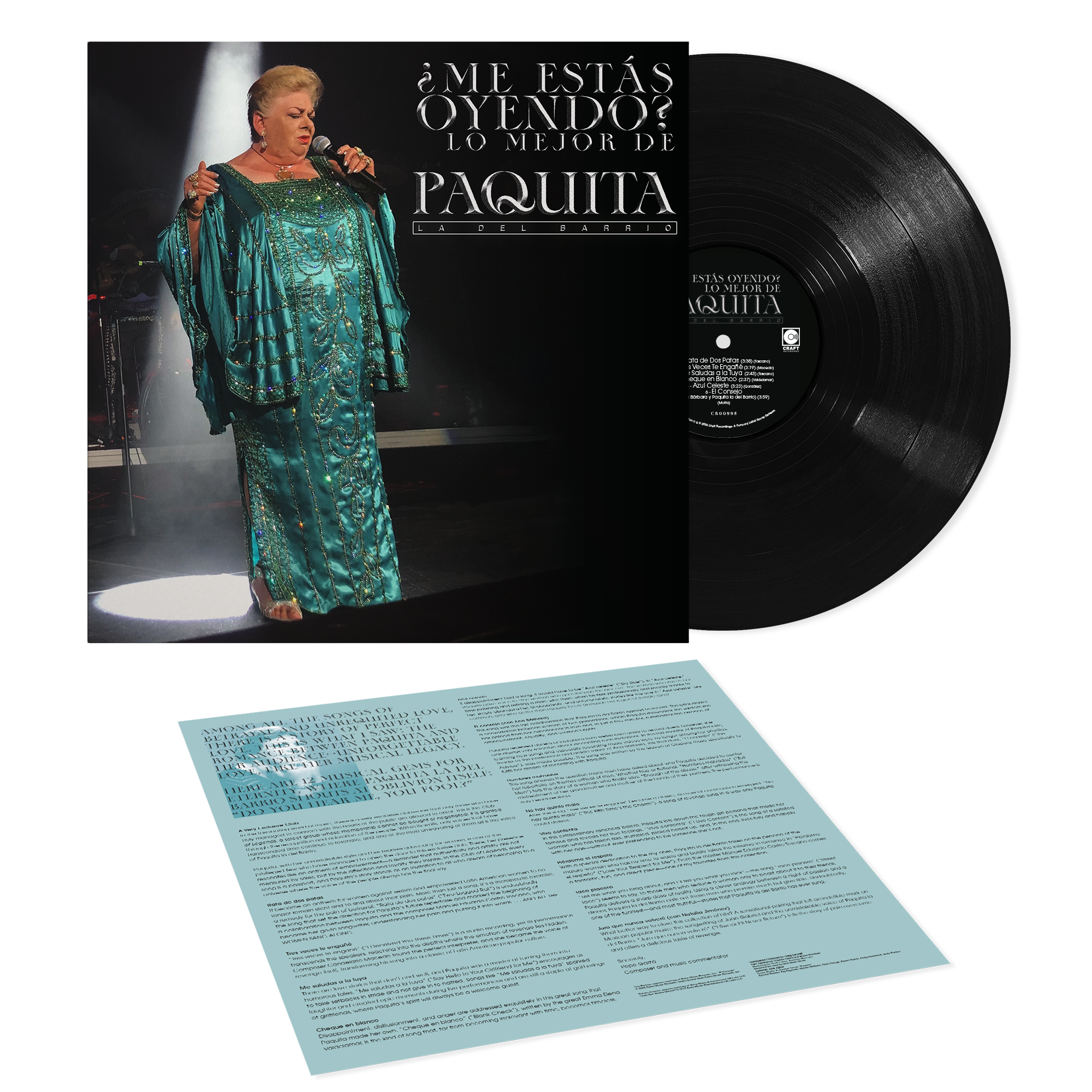 ¿Me Estas Oyendo? Lo Mejor De Paquita La Del Barrio (LP) – view 2 of 4