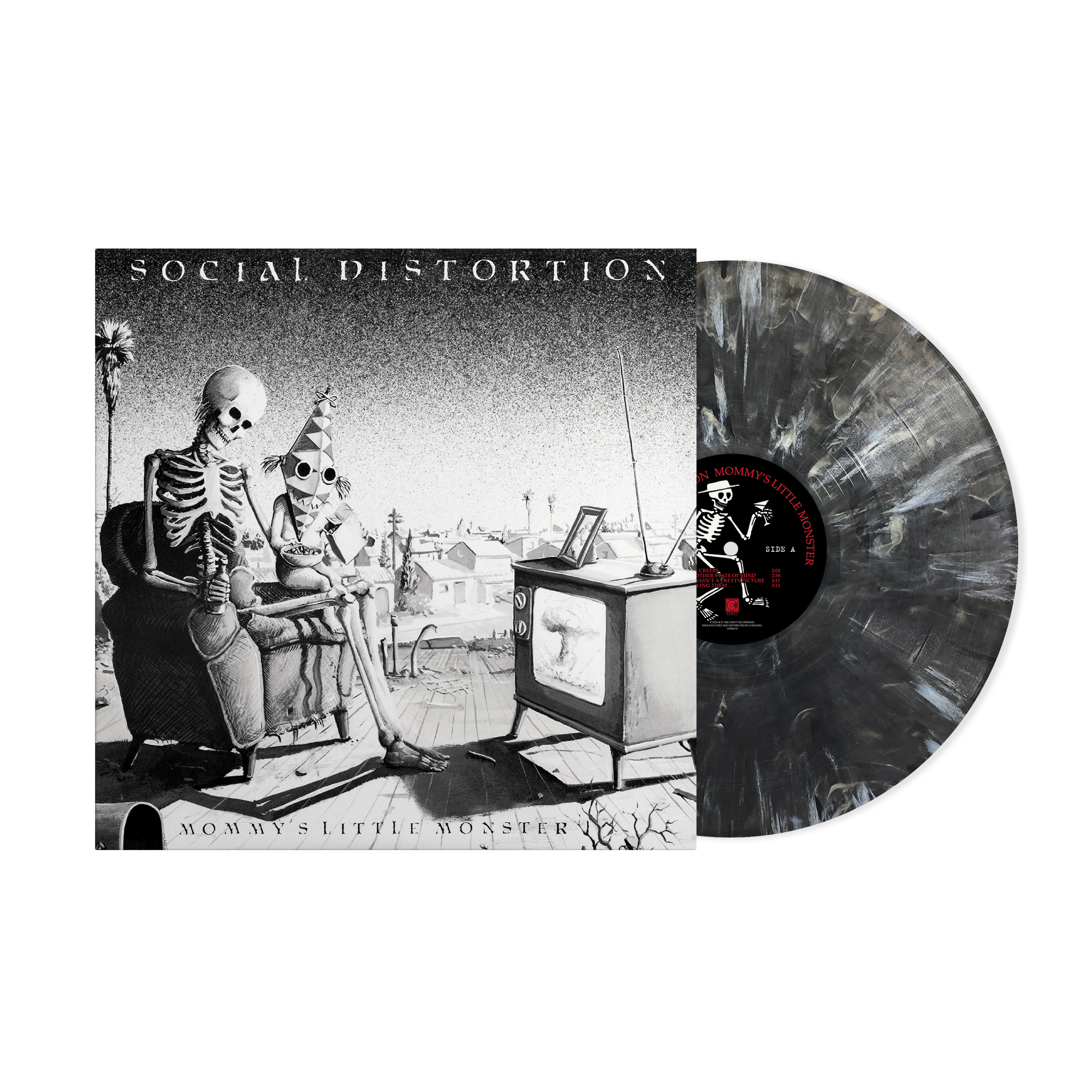 Social Distortion – Mommy’s Little Monster (180g Black & White