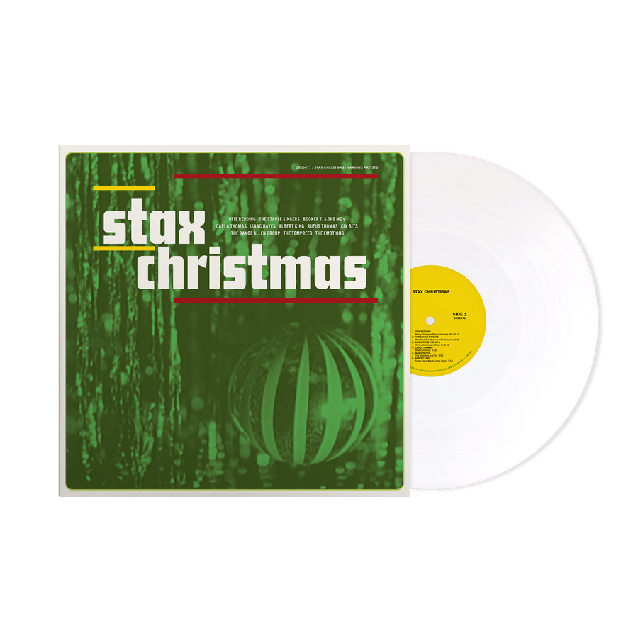Stax Christmas LP (White) + Falling Record Beanie Bundle