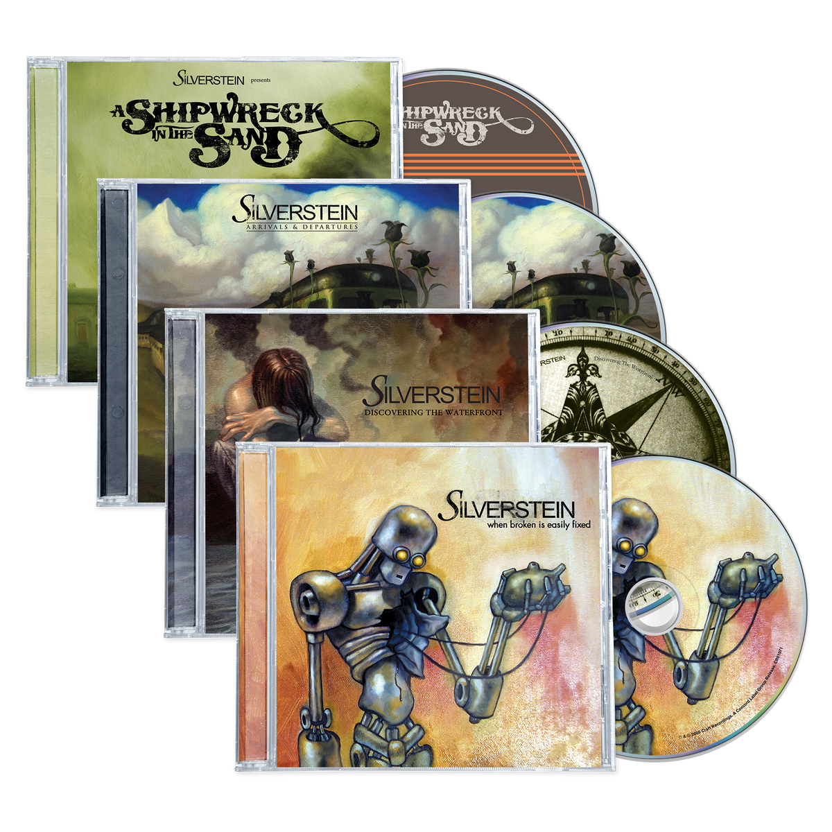 Discovering the Waterfront (CD) + A Shipwreck in the Sand (CD) + When Broken Is Easily Fixed (CD) + Arrivals &amp; Departures (CD) Bundle – view 1 of 5