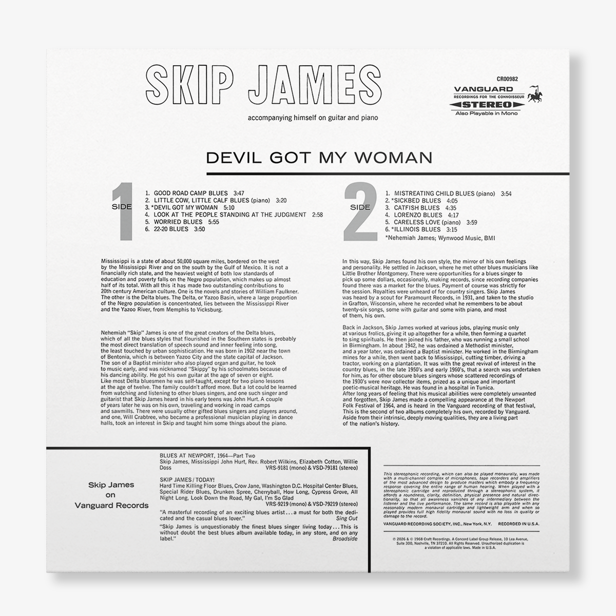 Devil Got My Woman (Bluesville Series) (180G LP) – view 4 of 4