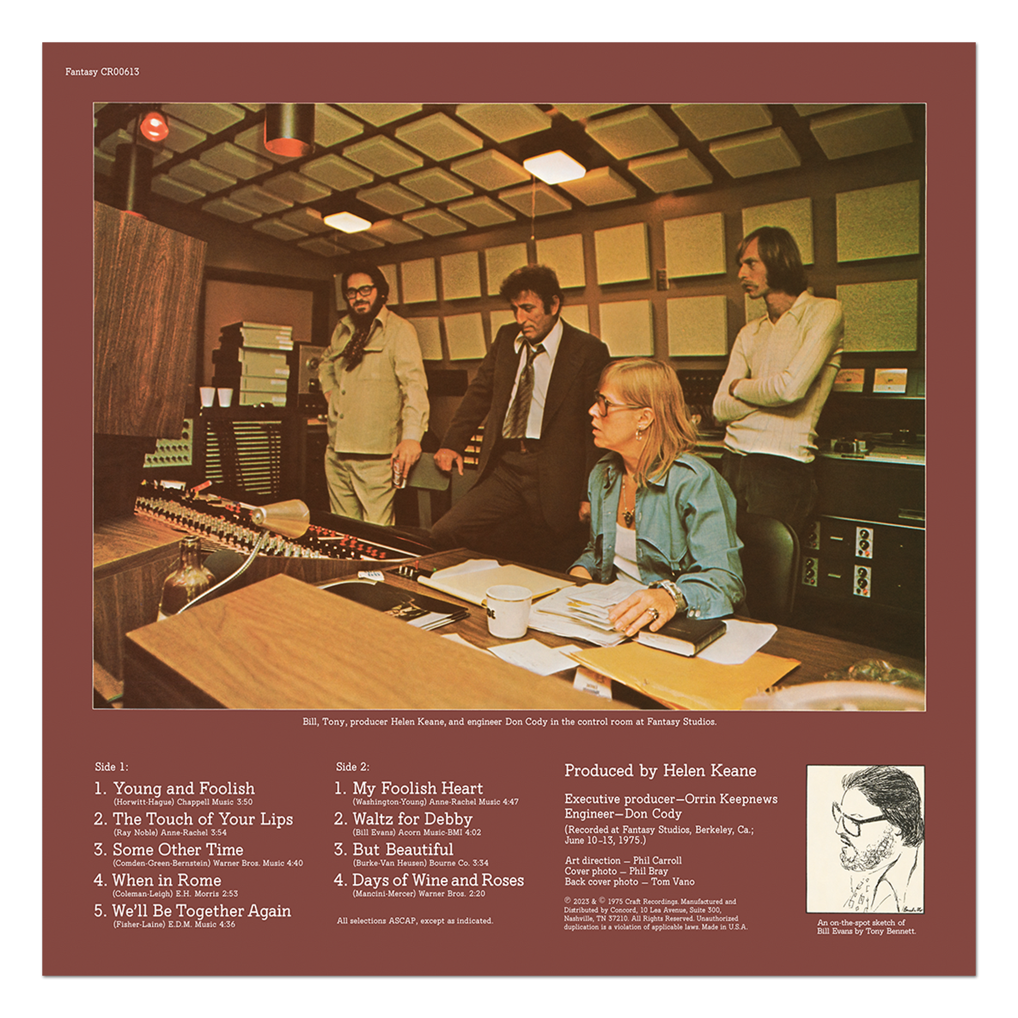 The Tony Bennett Bill Evans Album (Original Jazz Classics Series) (180g LP) – view 4 of 4