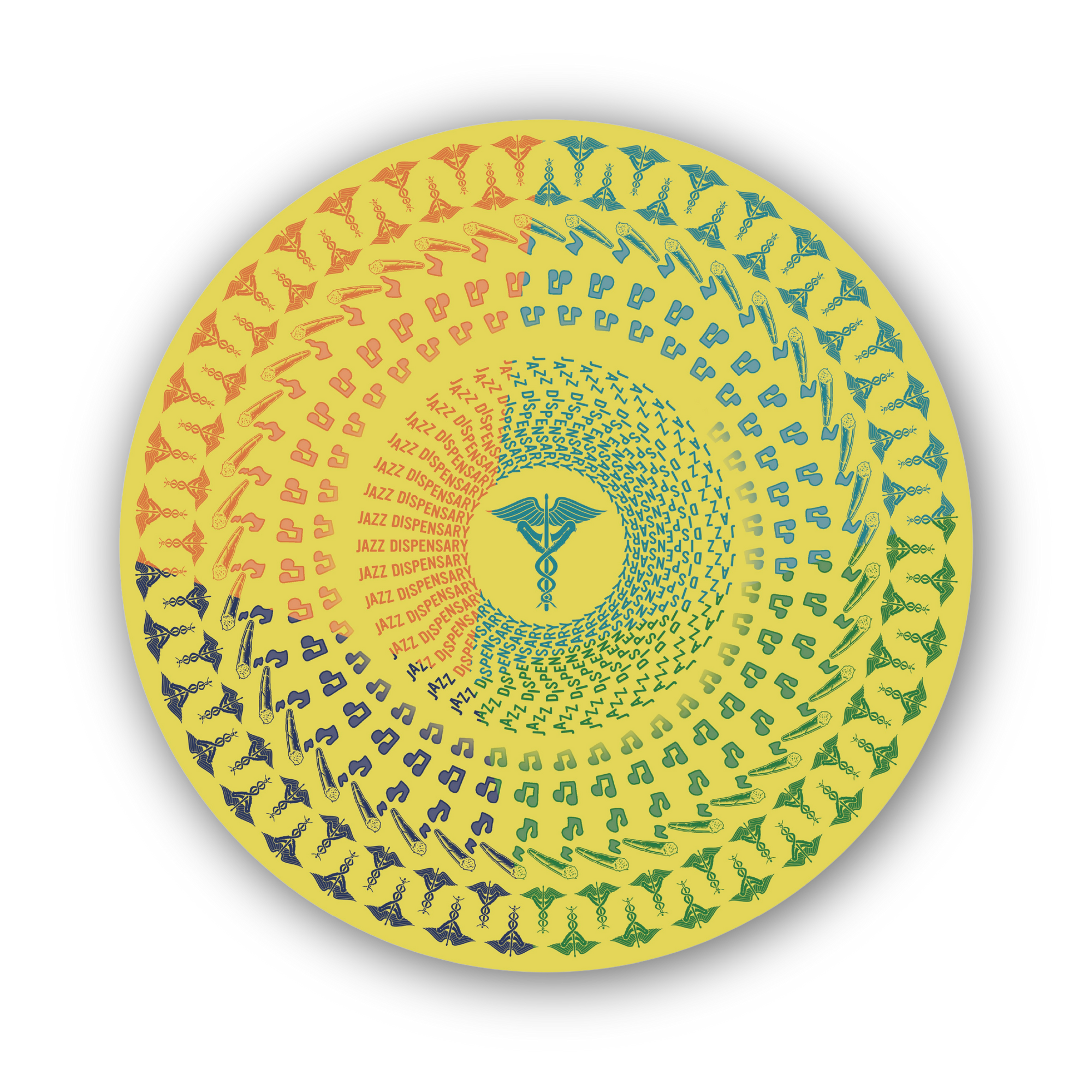 Tetragon (Jazz Dispensary Top Shelf Series) (180g LP) + Tetragon Rainbow Zoetrope Slipmat – view 3 of 3