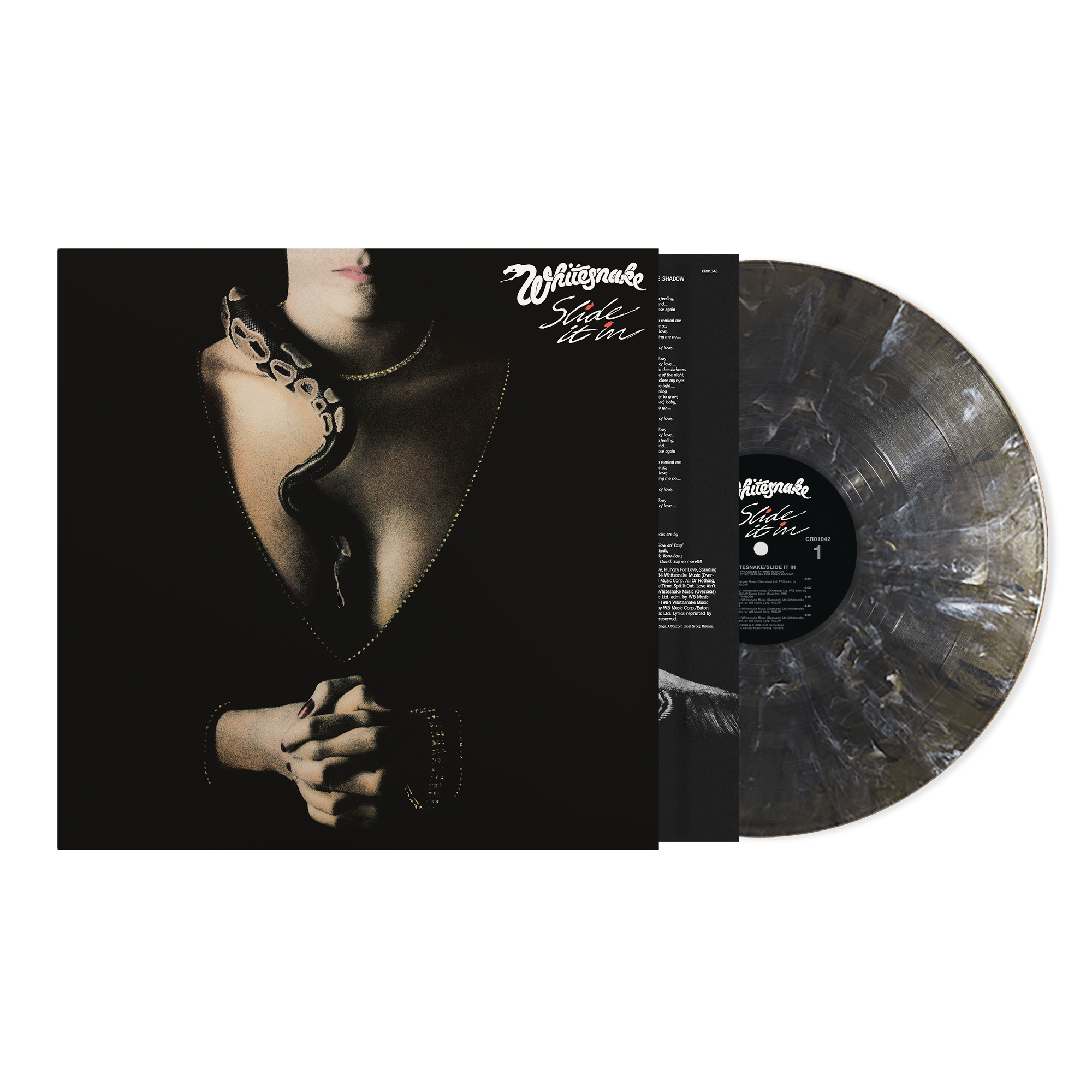 Whitesnake (Gold Black Ice LP) + Slip of The Tongue (Crimson Moon LP) + Slide It In  (Onyx LP) Bundle – view 4 of 4