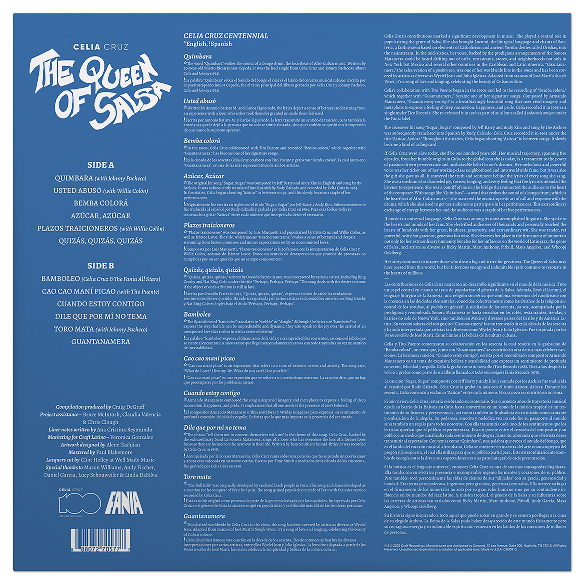 The Queen Of Salsa (AZÚCAR NARANJA LP – EXCLUSIVE) – view 3 of 3