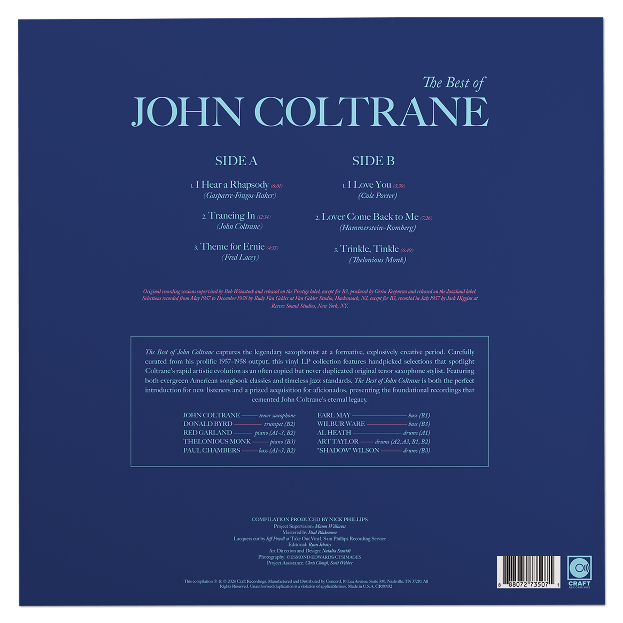 The Best Of John Coltrane (LP) – Craft Recordings