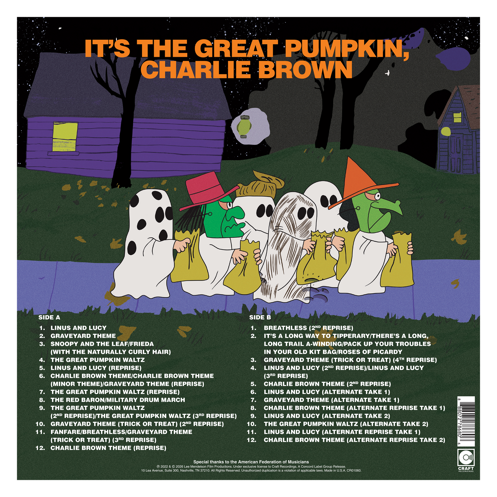 It’s The Great Pumpkin, Charlie Brown (Exclusive Candy Corn Color Pumpkin Shape LP) - Limited Edition – view 3 of 3